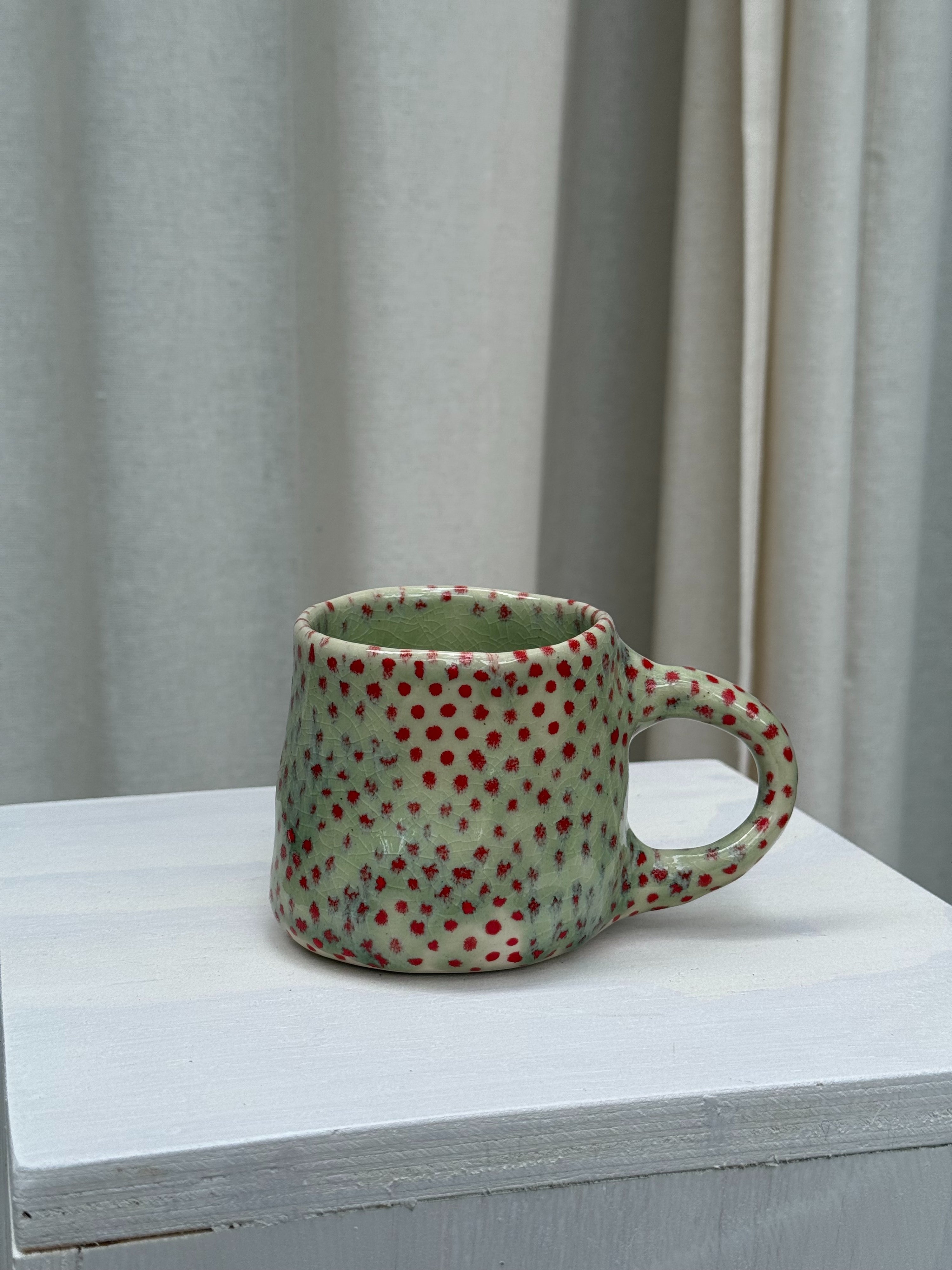 Spotted Ceramic Mug by Georgia Praat