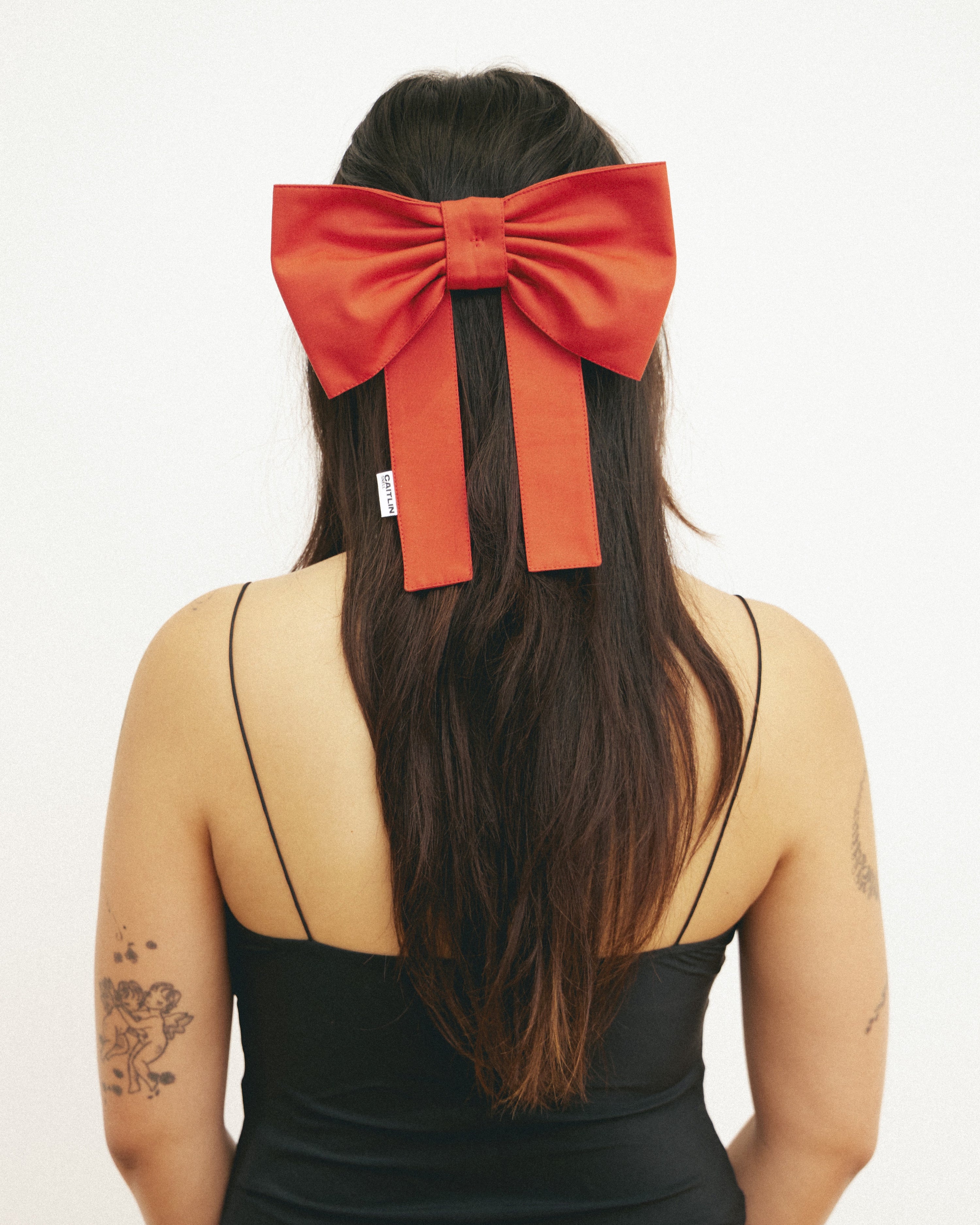 Caitlin Snell Red Hair Bow