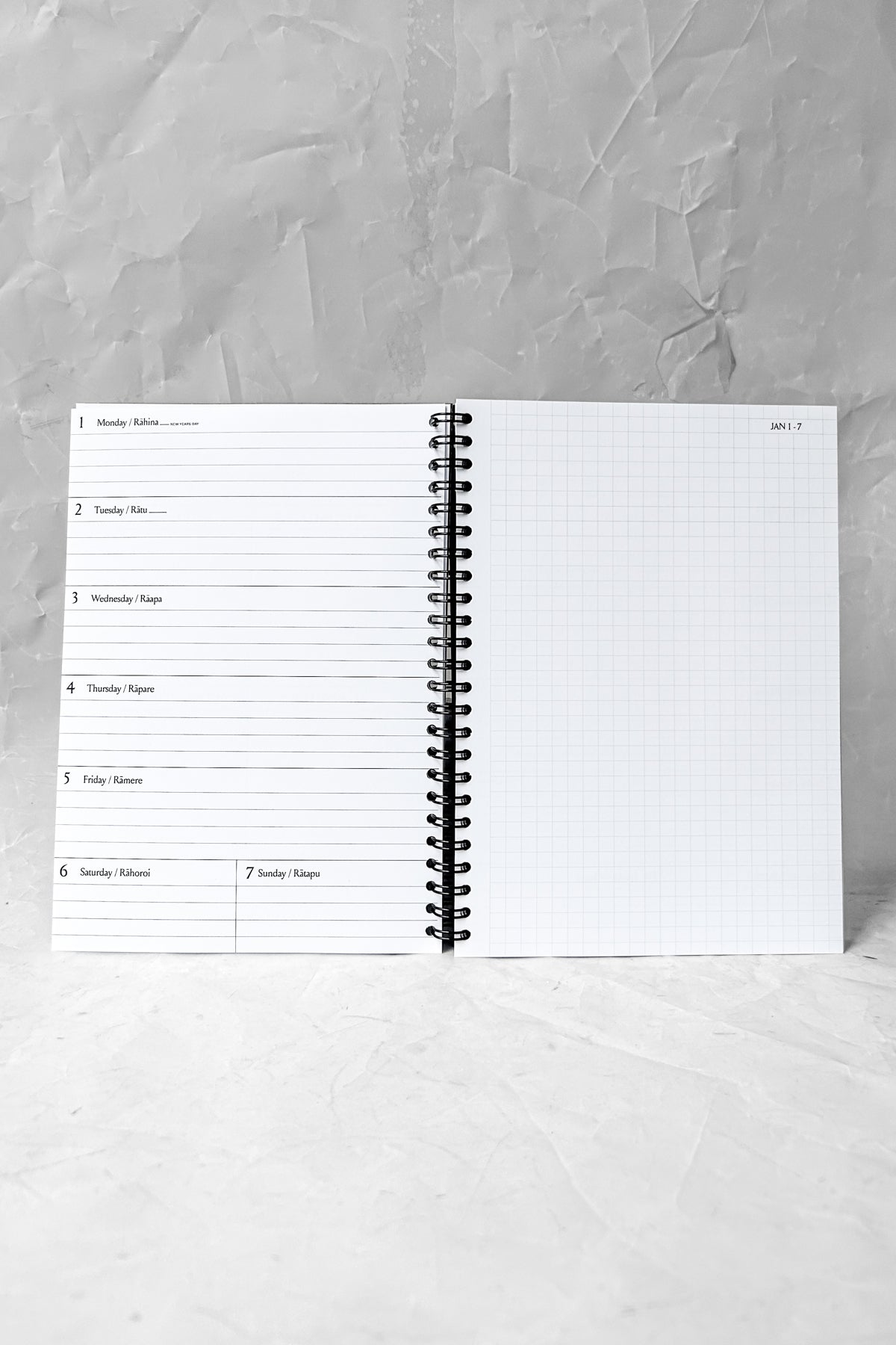 (PRE-ORDER) 2024 Weekly Diary - Cream