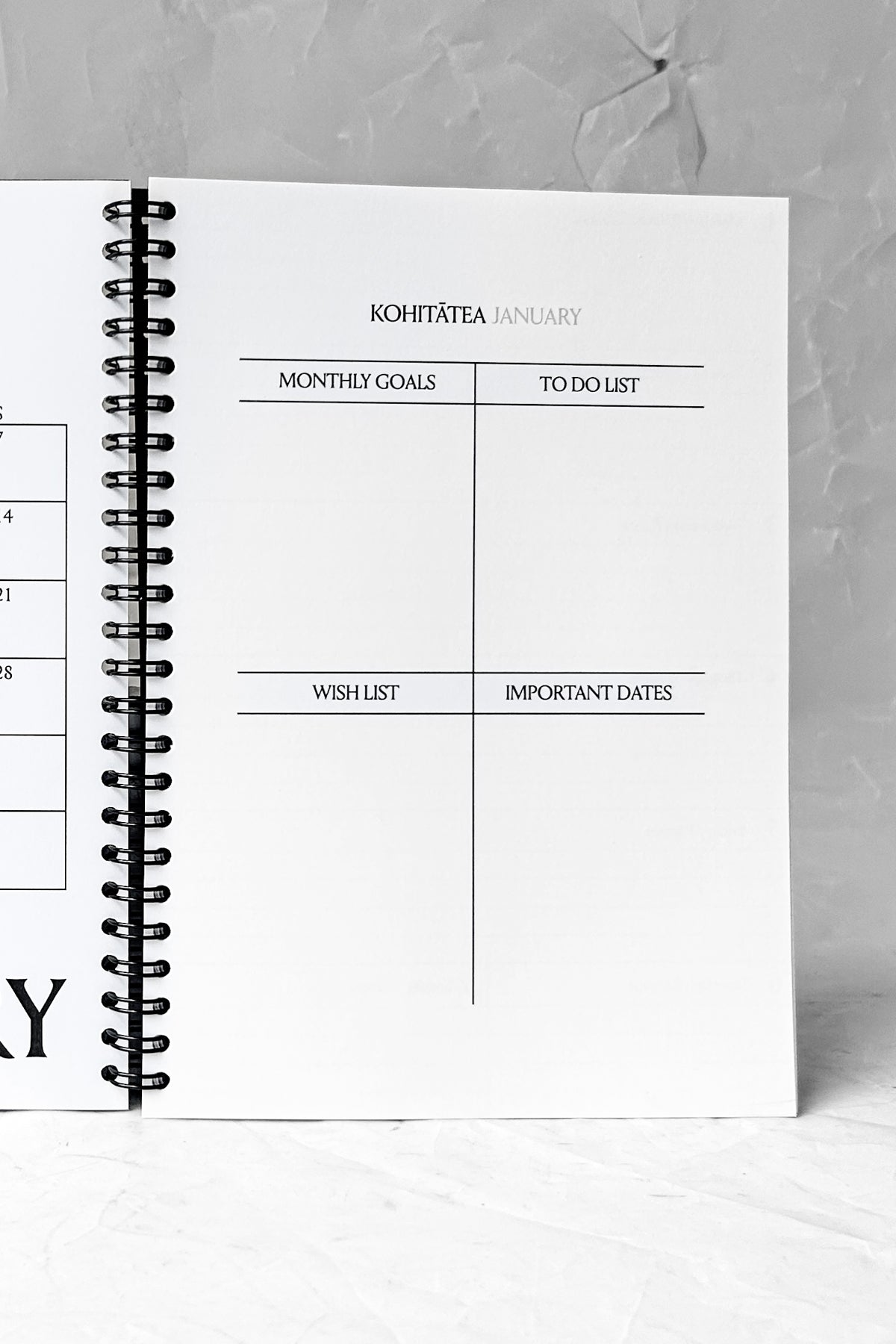 2026 Weekly Diary Plum