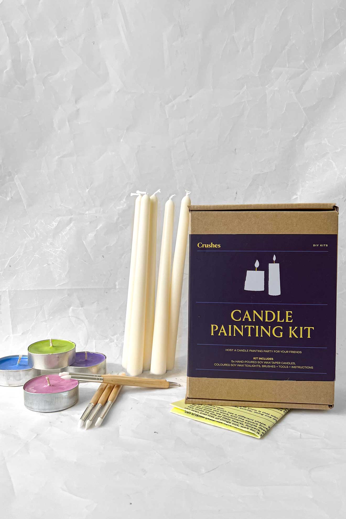 DIY Candle Painting Kit
