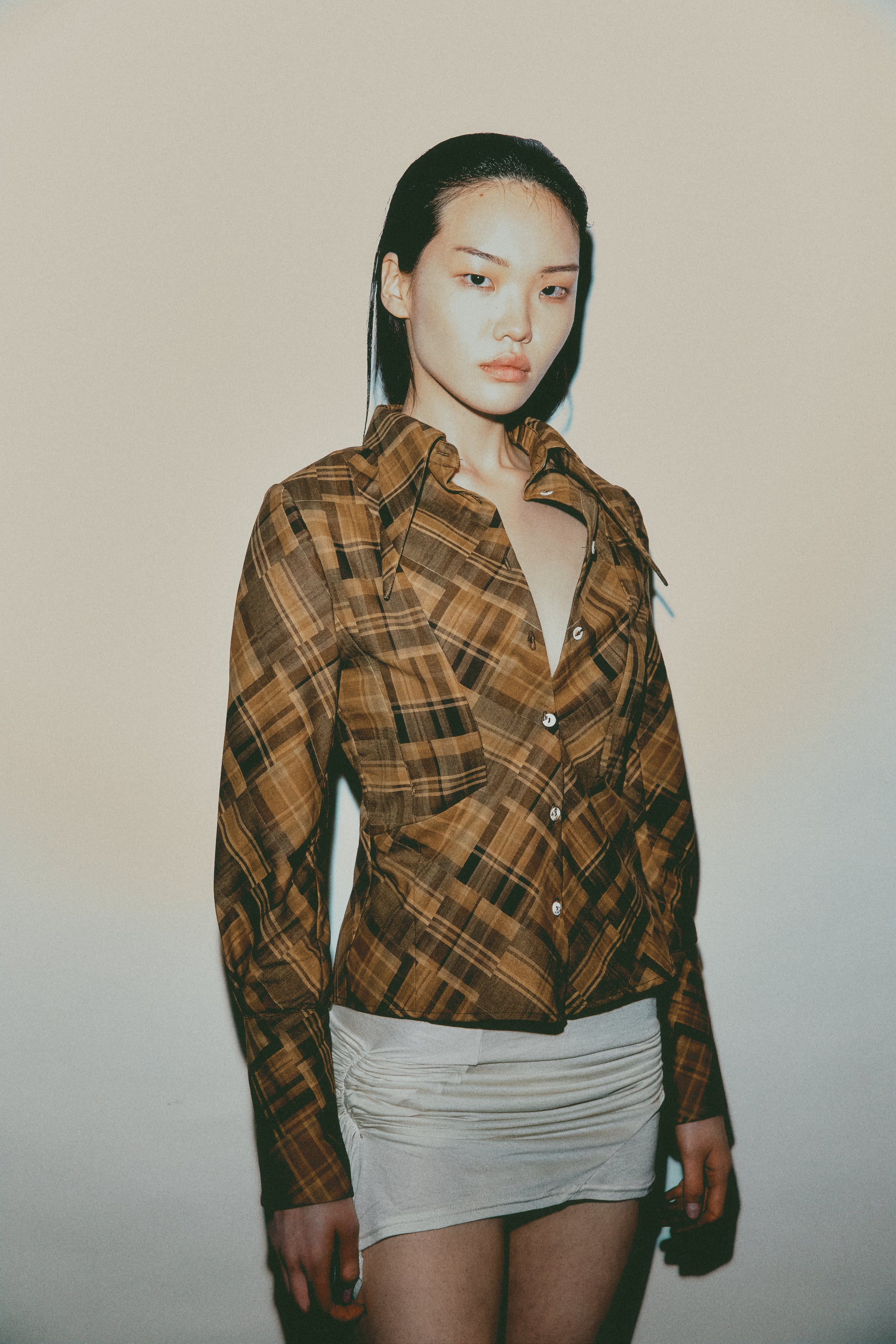 Tartan Tailored Shirt by Daf Nimkovsky