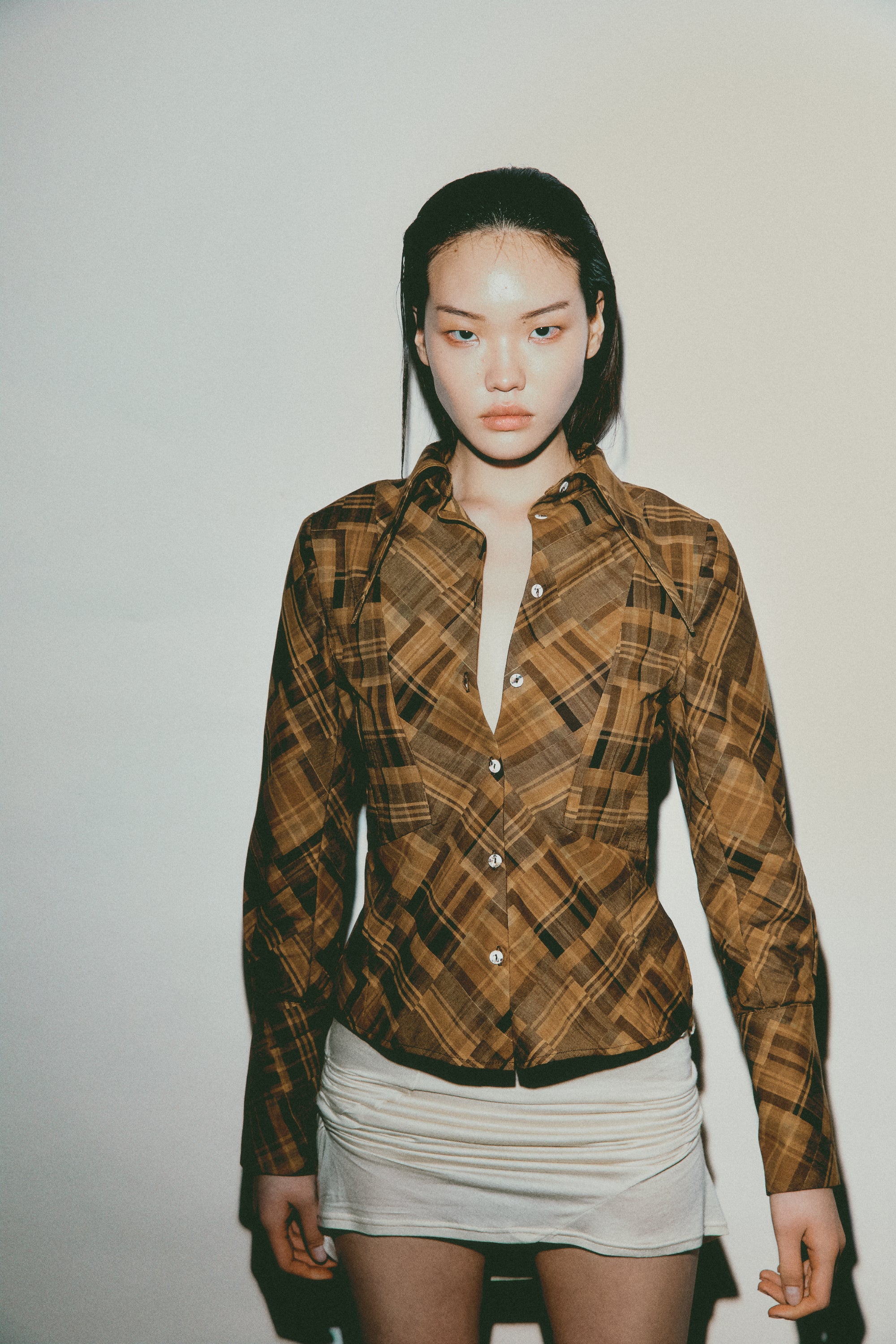 Tartan Tailored Shirt by Daf Nimkovsky