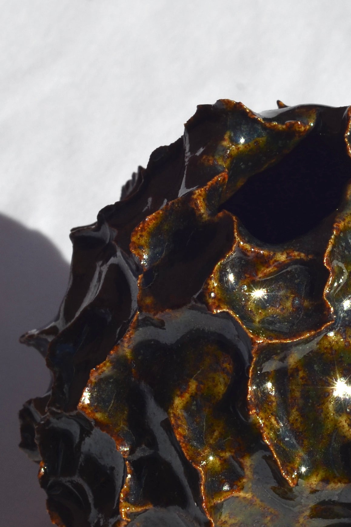 Seaweed Spiky Ceramic Vases