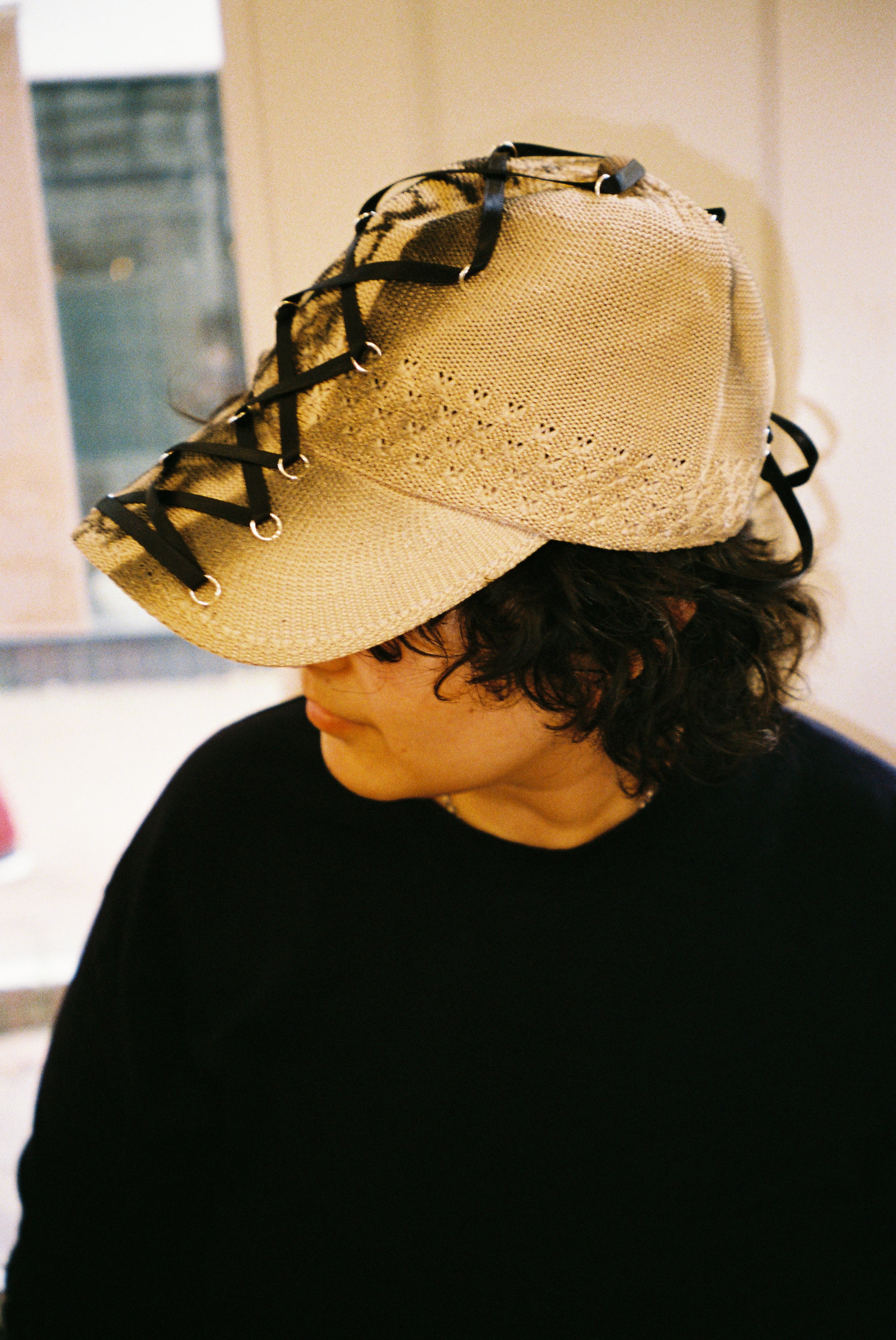 Upcycled Laced Cap
