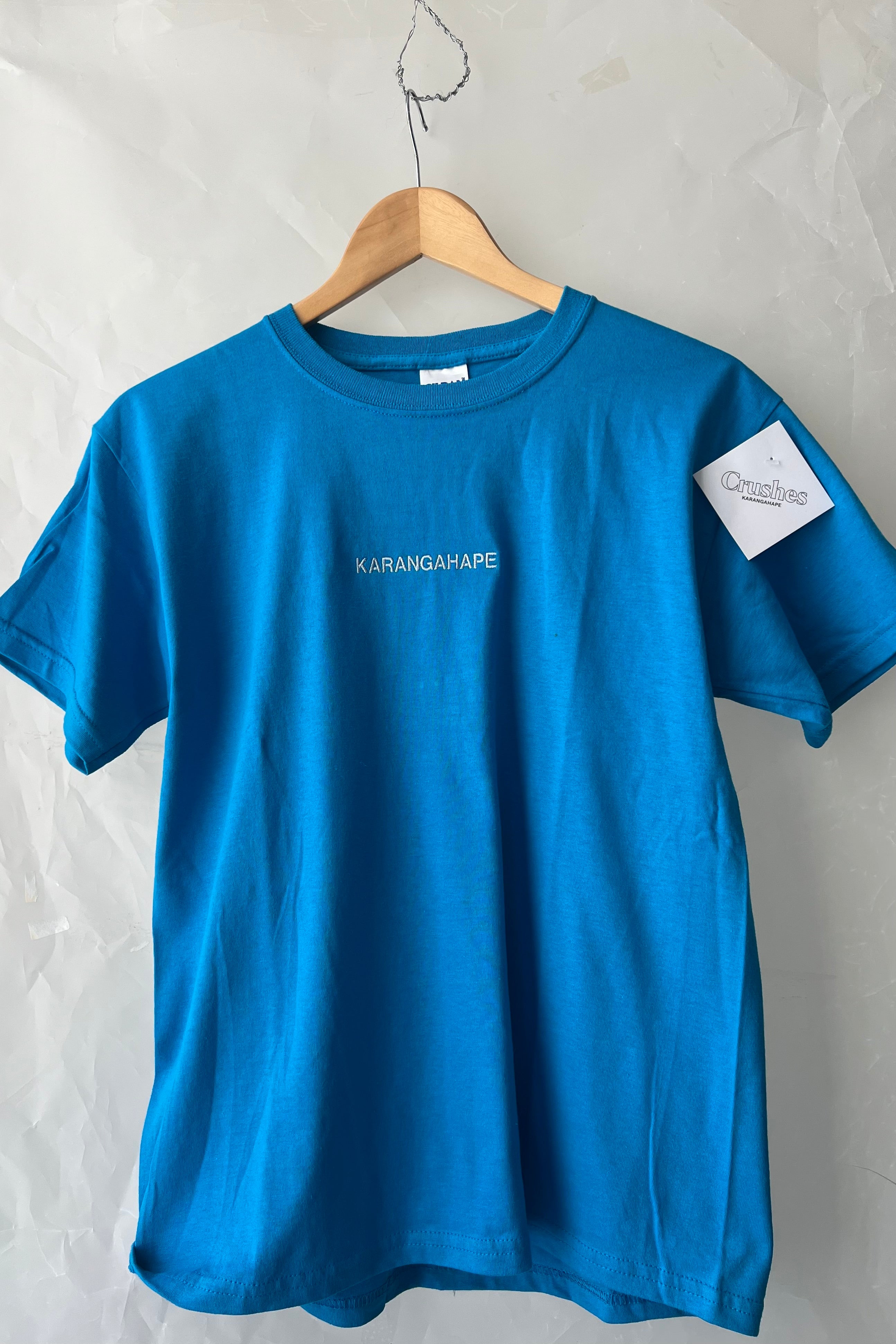 Blue "Let's Call K' Road Karangahape Again" Tee