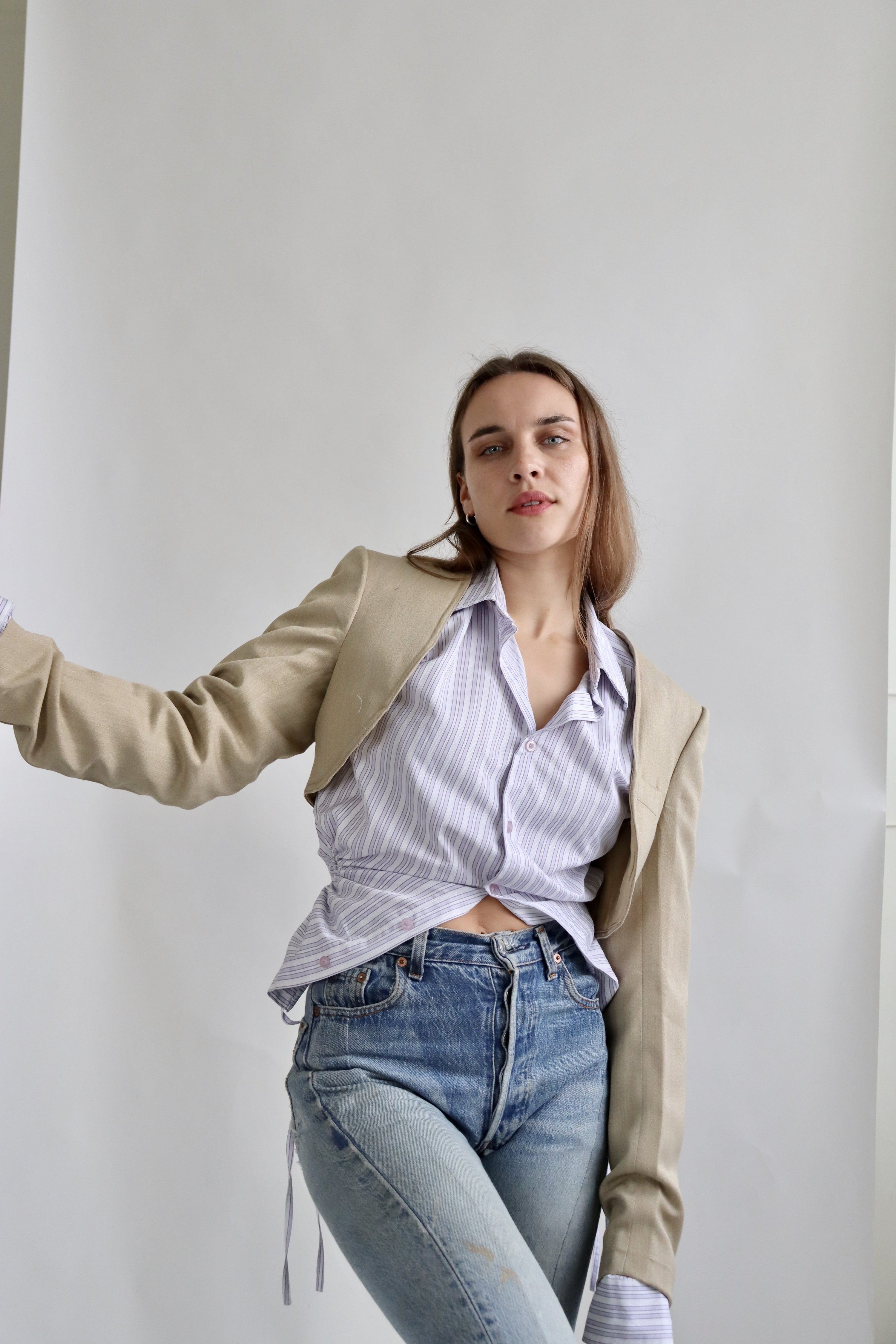 Curve Blazer - Tan (S)