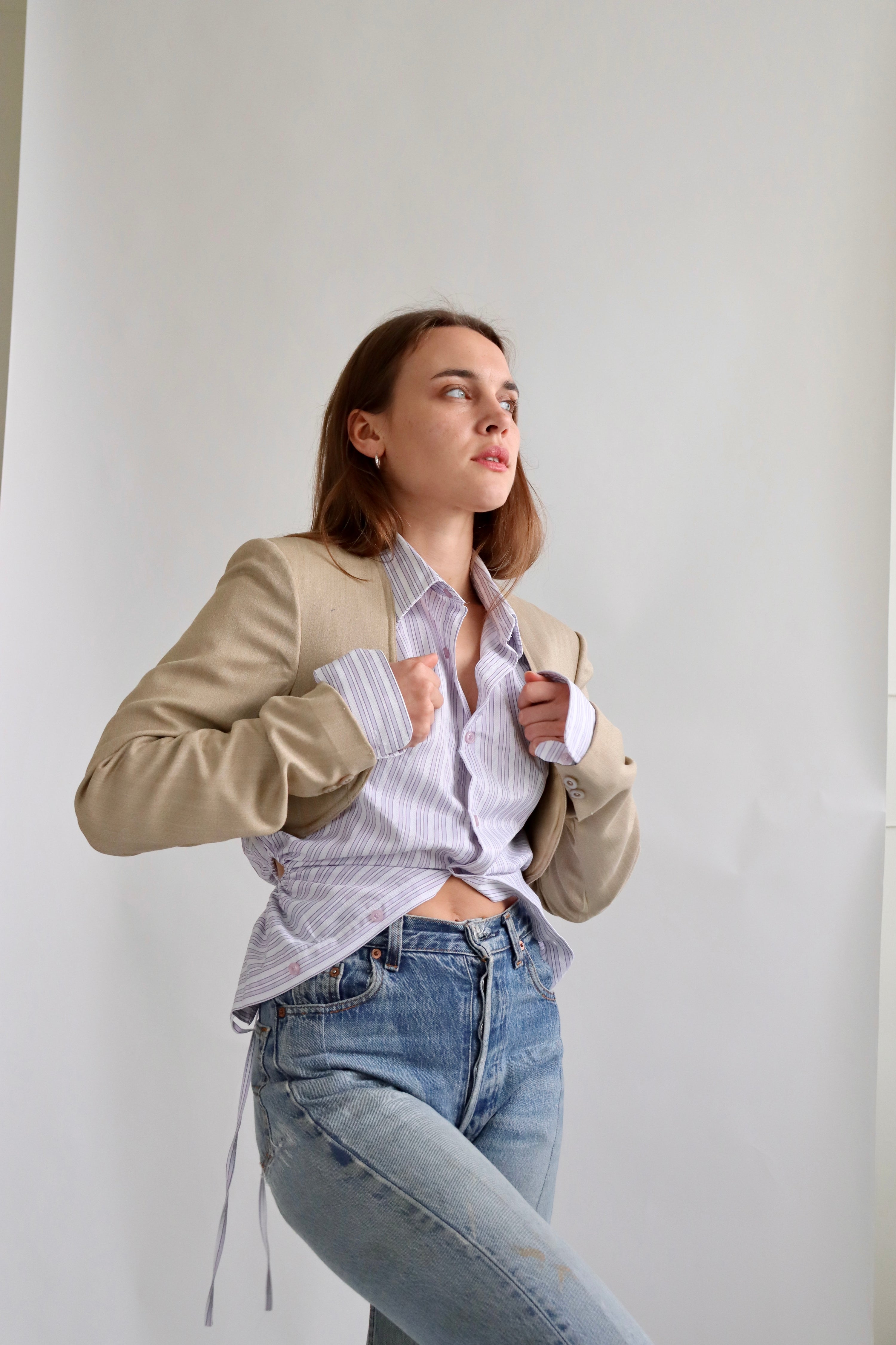 Curve Blazer - Tan (S)