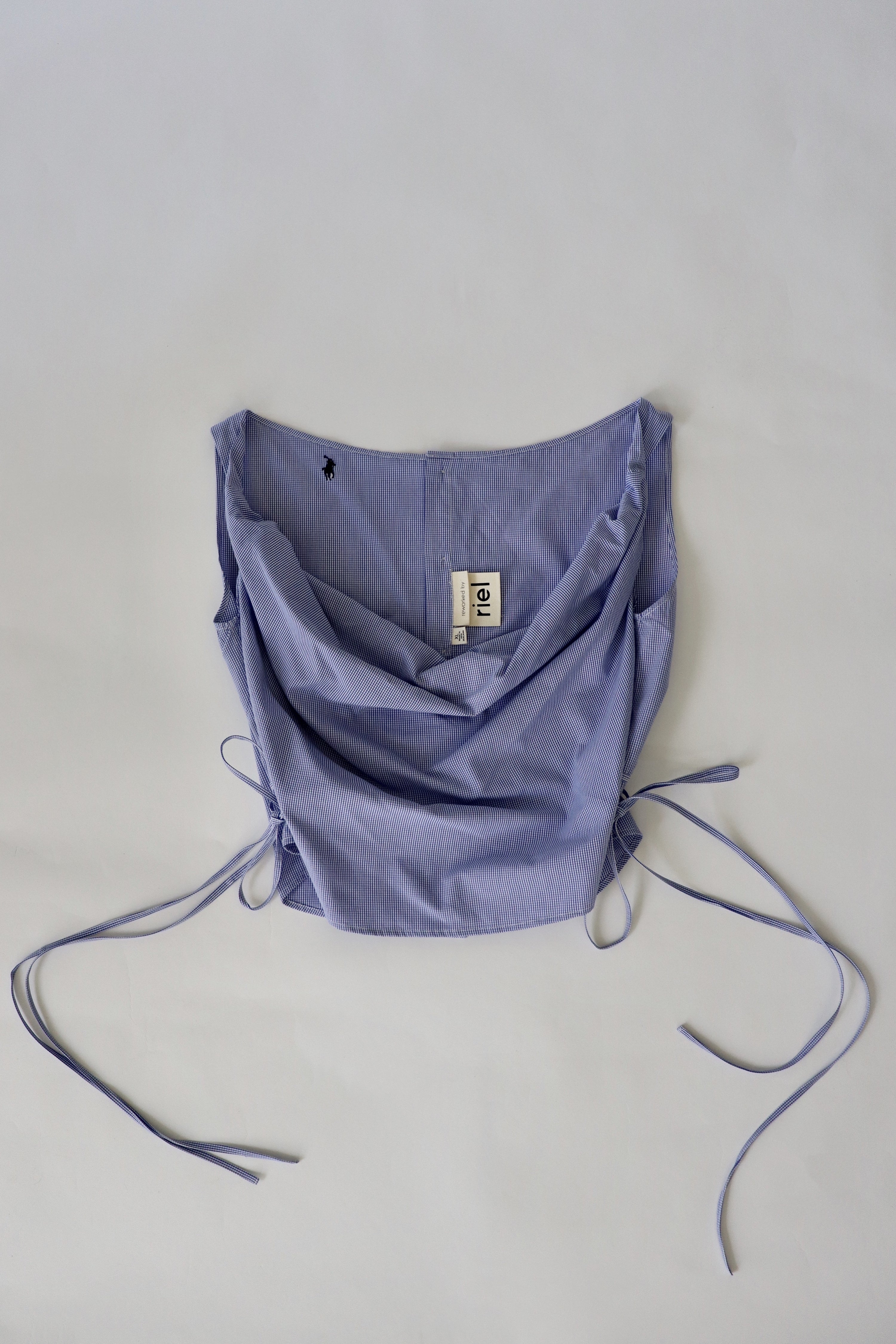 Awa Top - Blue Check