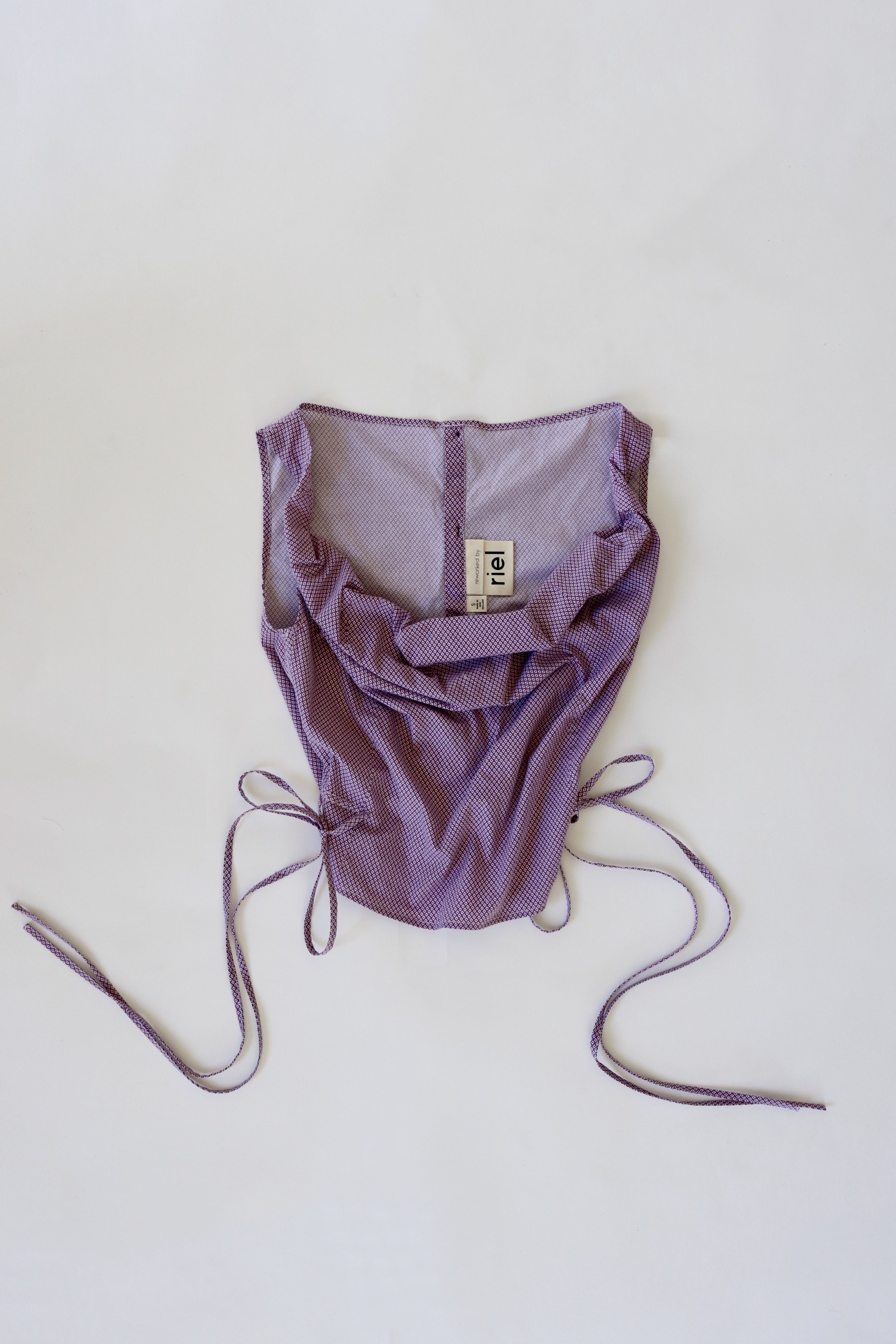 Awa Top - Purple Patterned