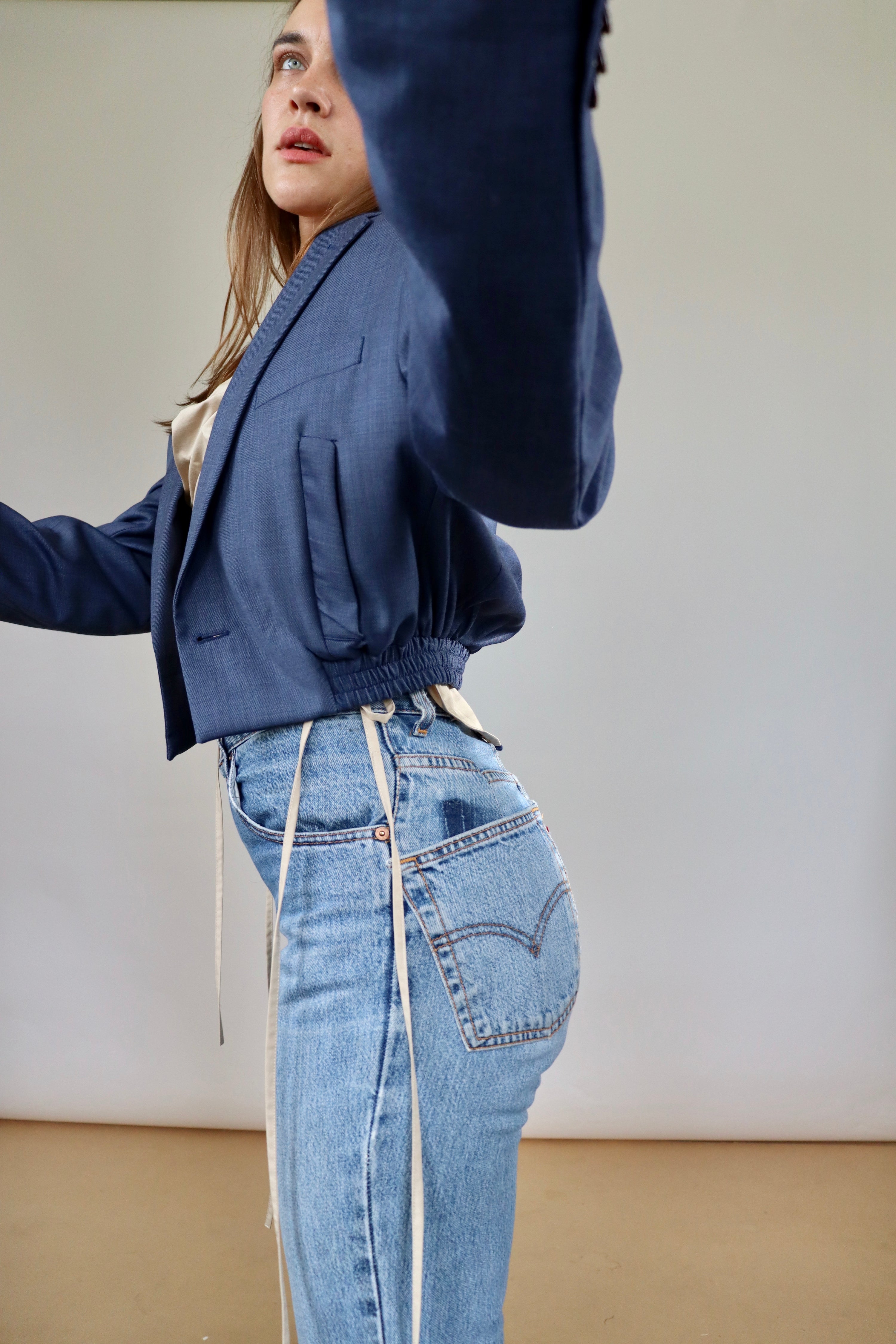 Grace Bomber - Mid-Blue (L)