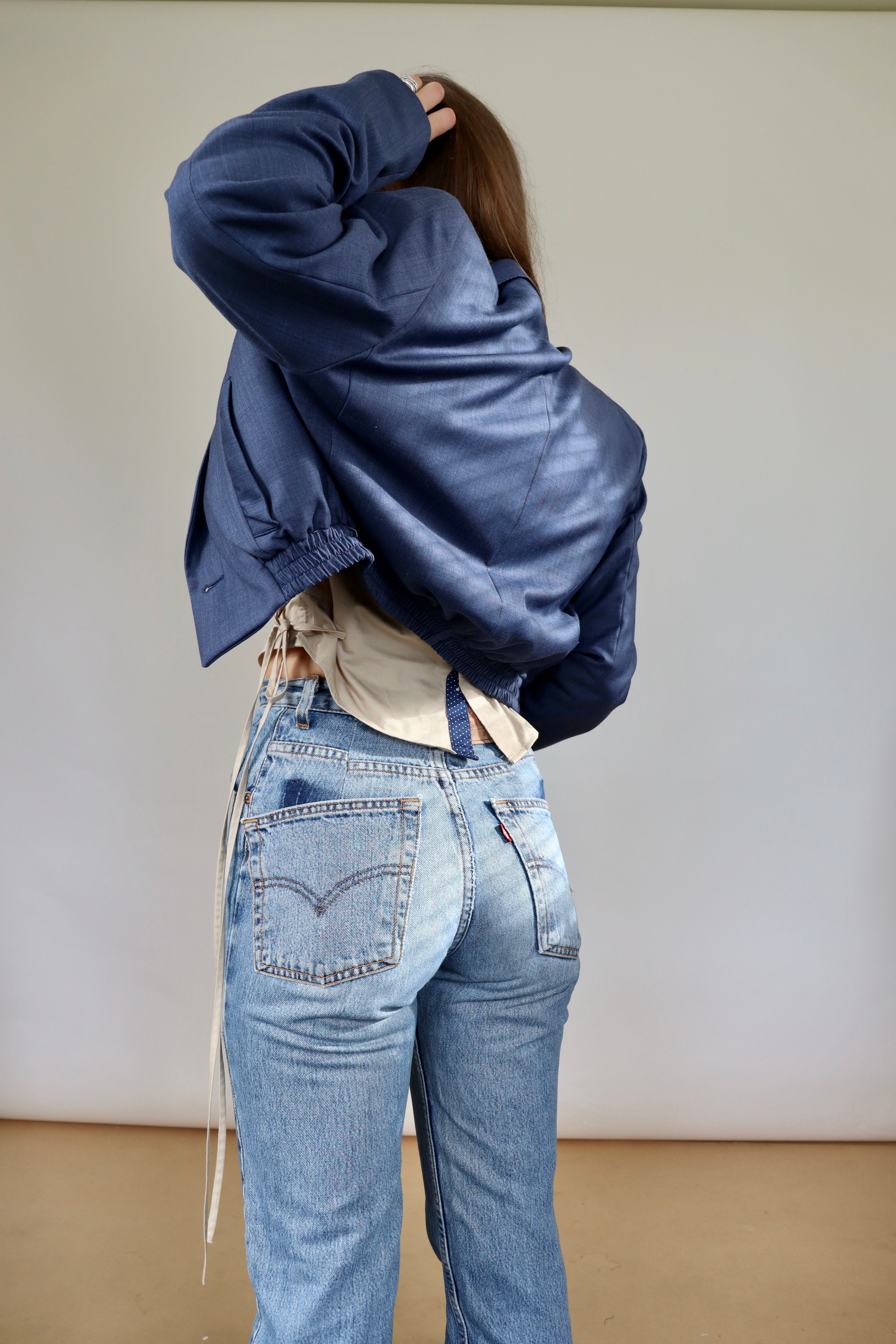 Grace Bomber - Mid-Blue (L)