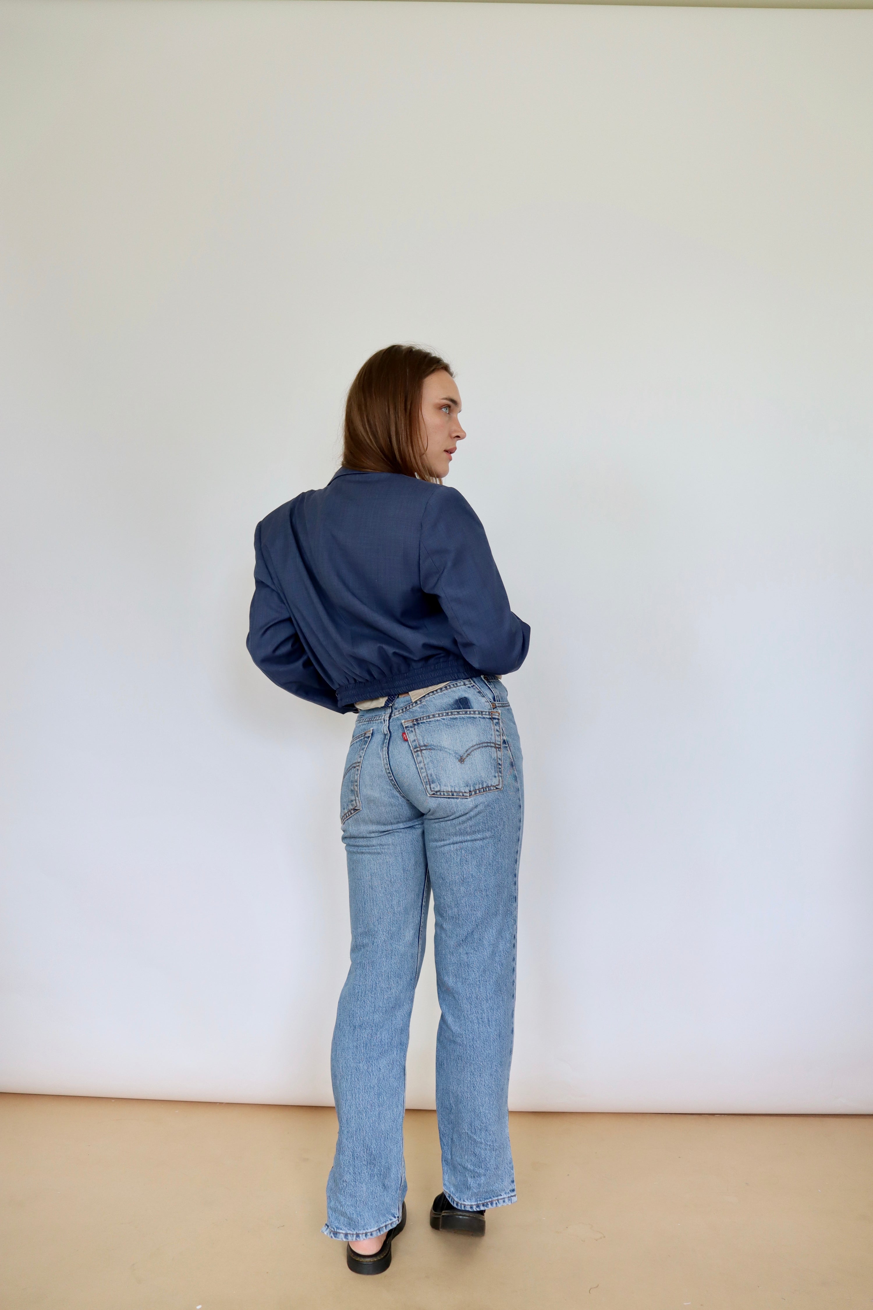 Grace Bomber - Mid-Blue (L)