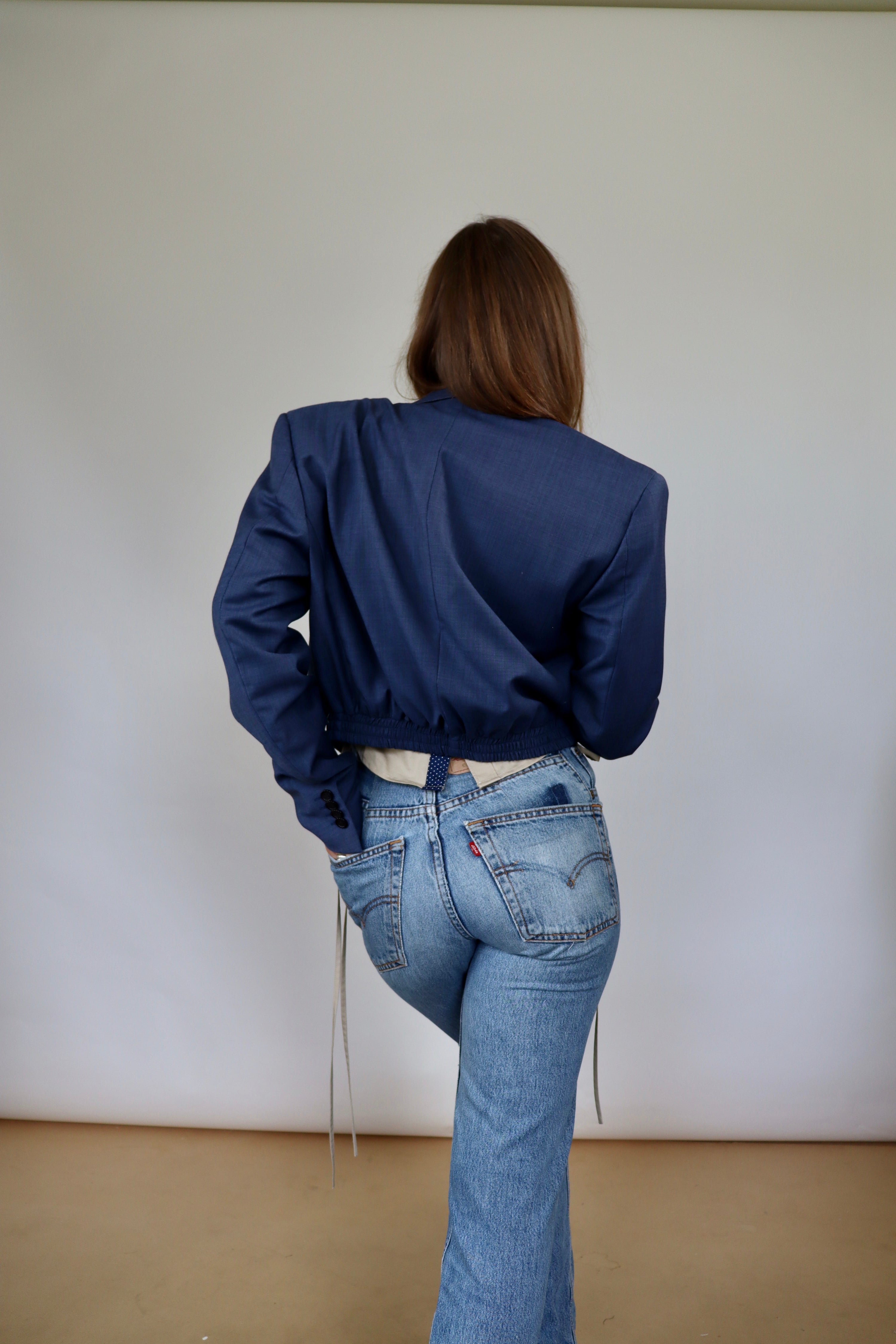 Grace Bomber - Mid-Blue (L)