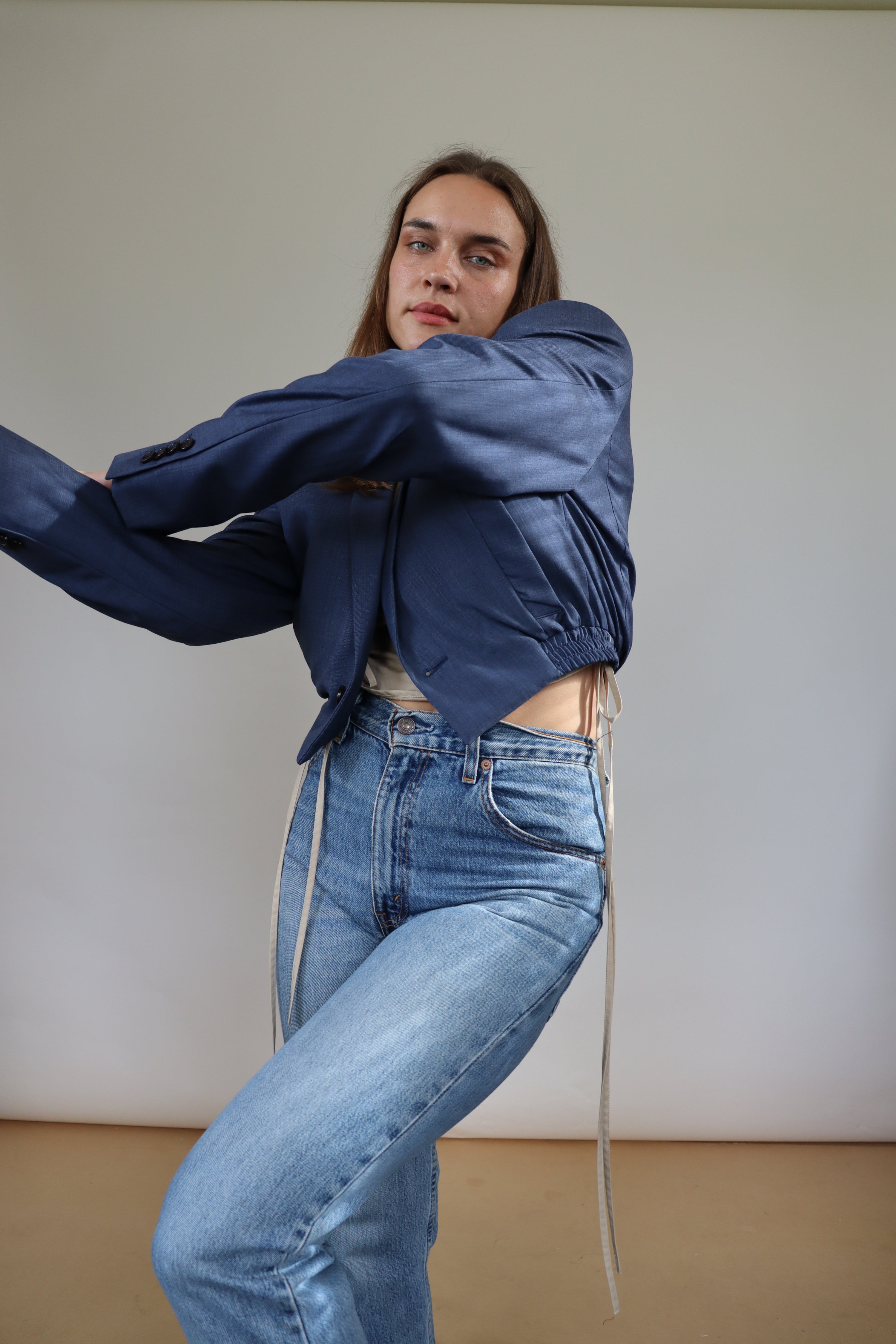 Grace Bomber - Mid-Blue (L)