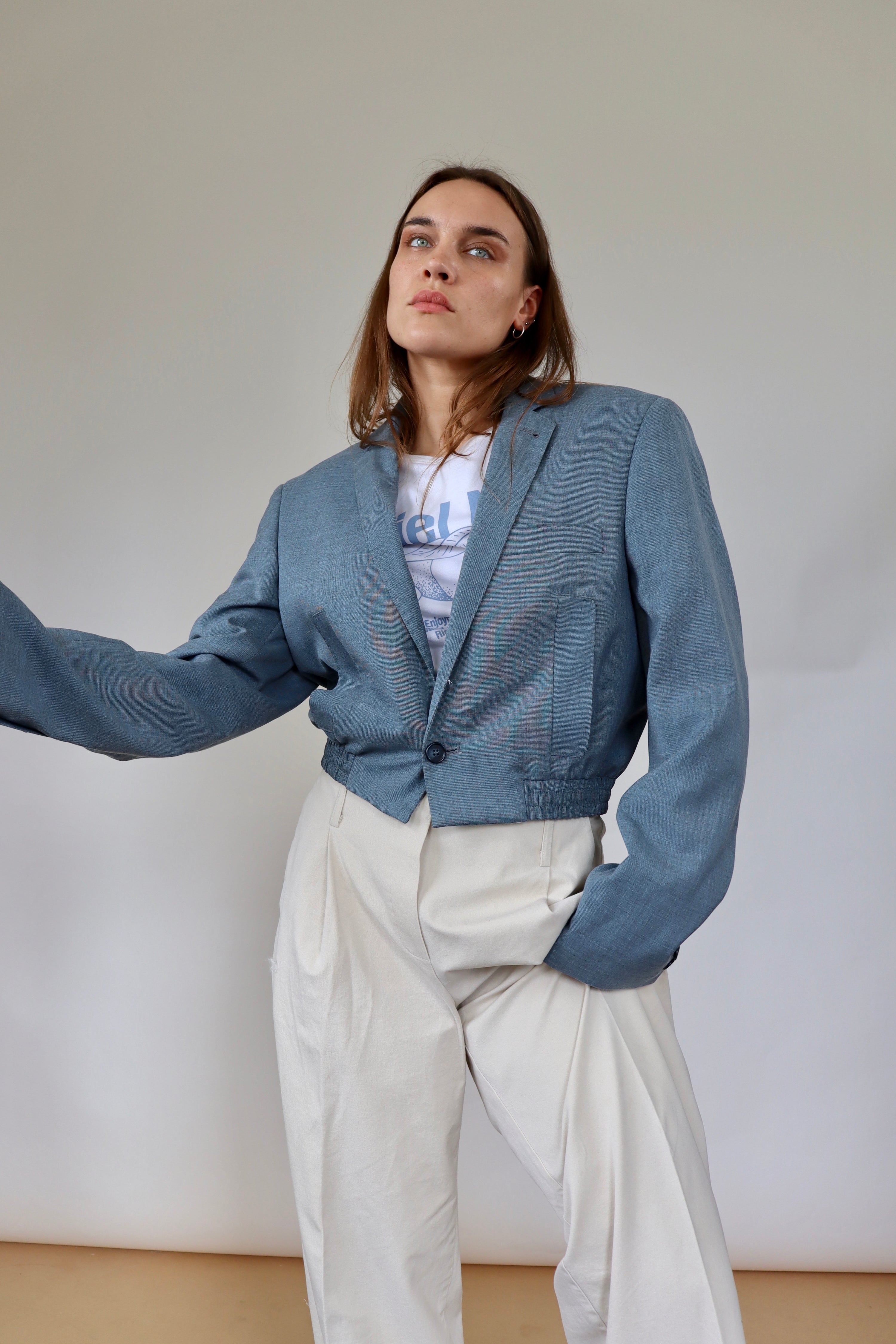 Grace Bomber - Light Blue (L)