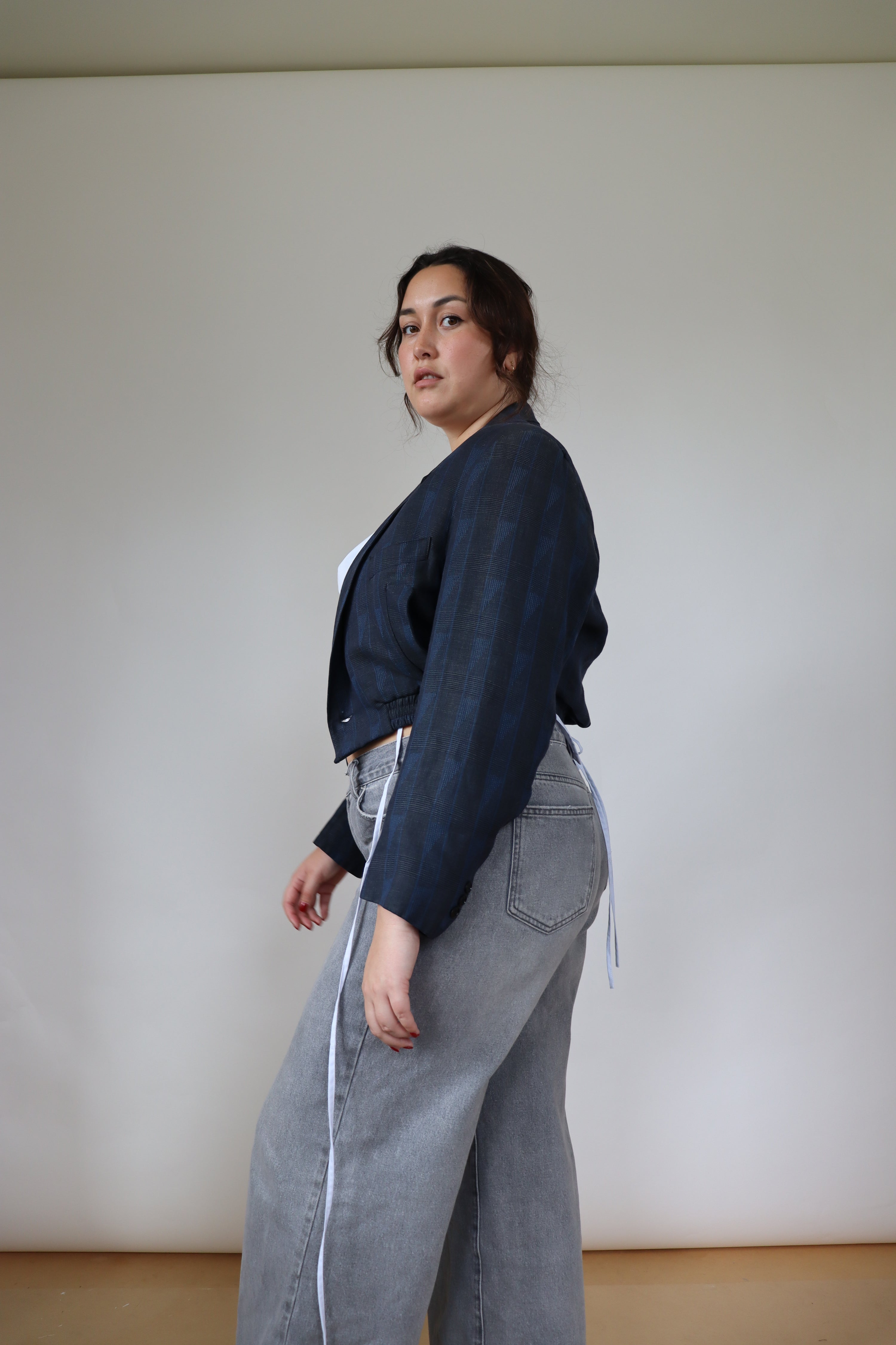Grace Bomber - Grey/Blue (M)