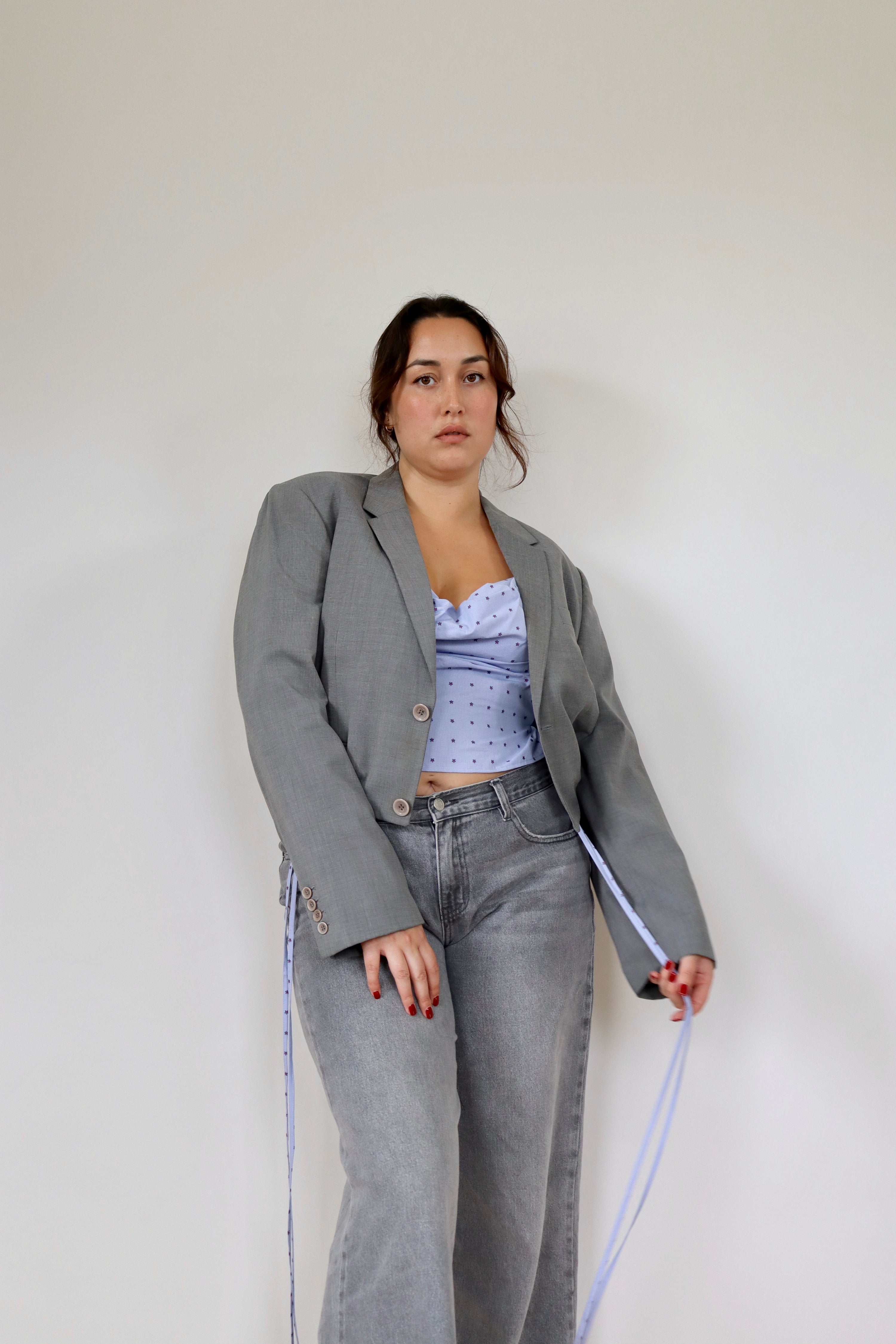 Grace Bomber - Light Grey (L)