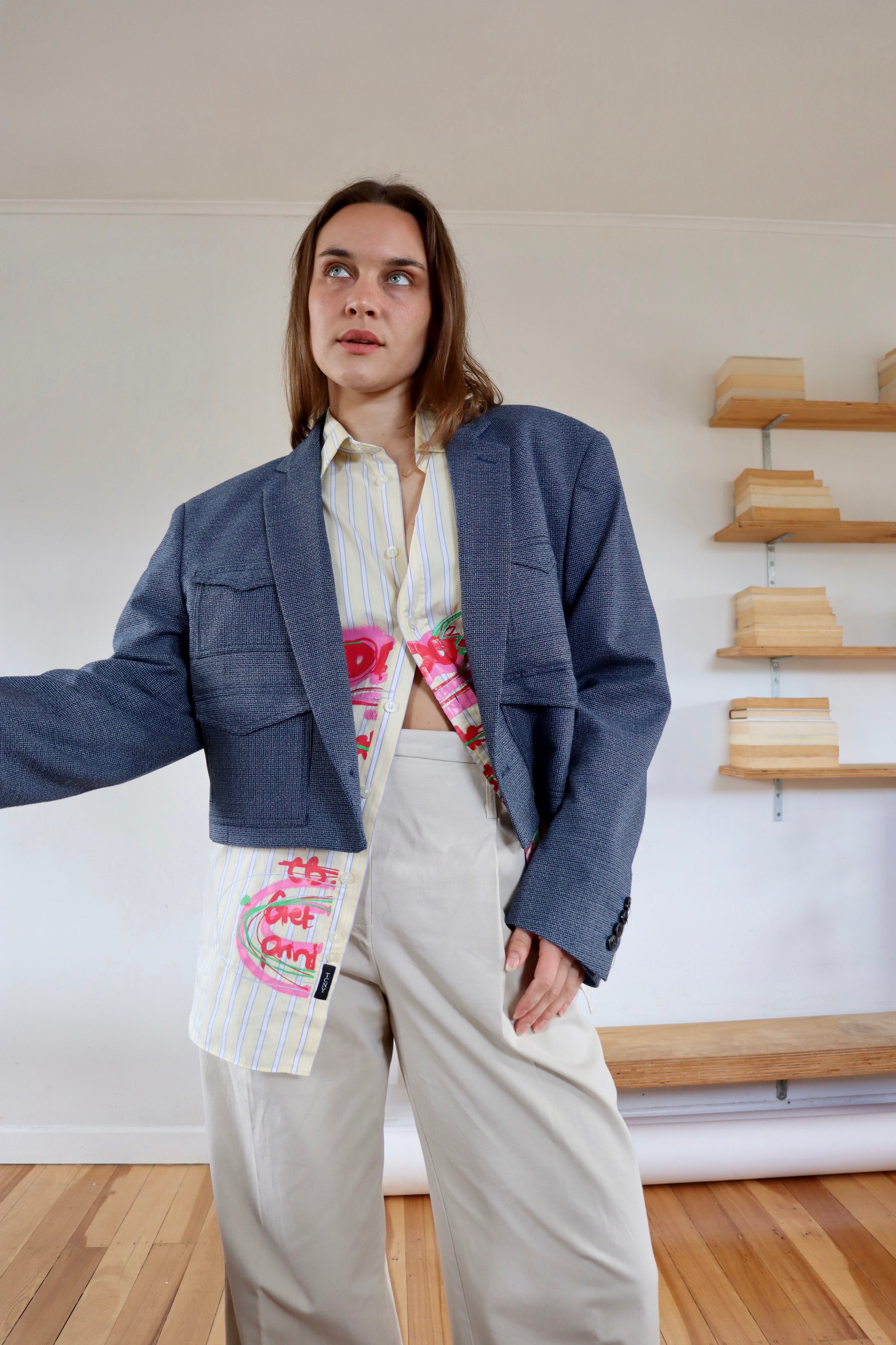 Mara Blazer - Blue (L)