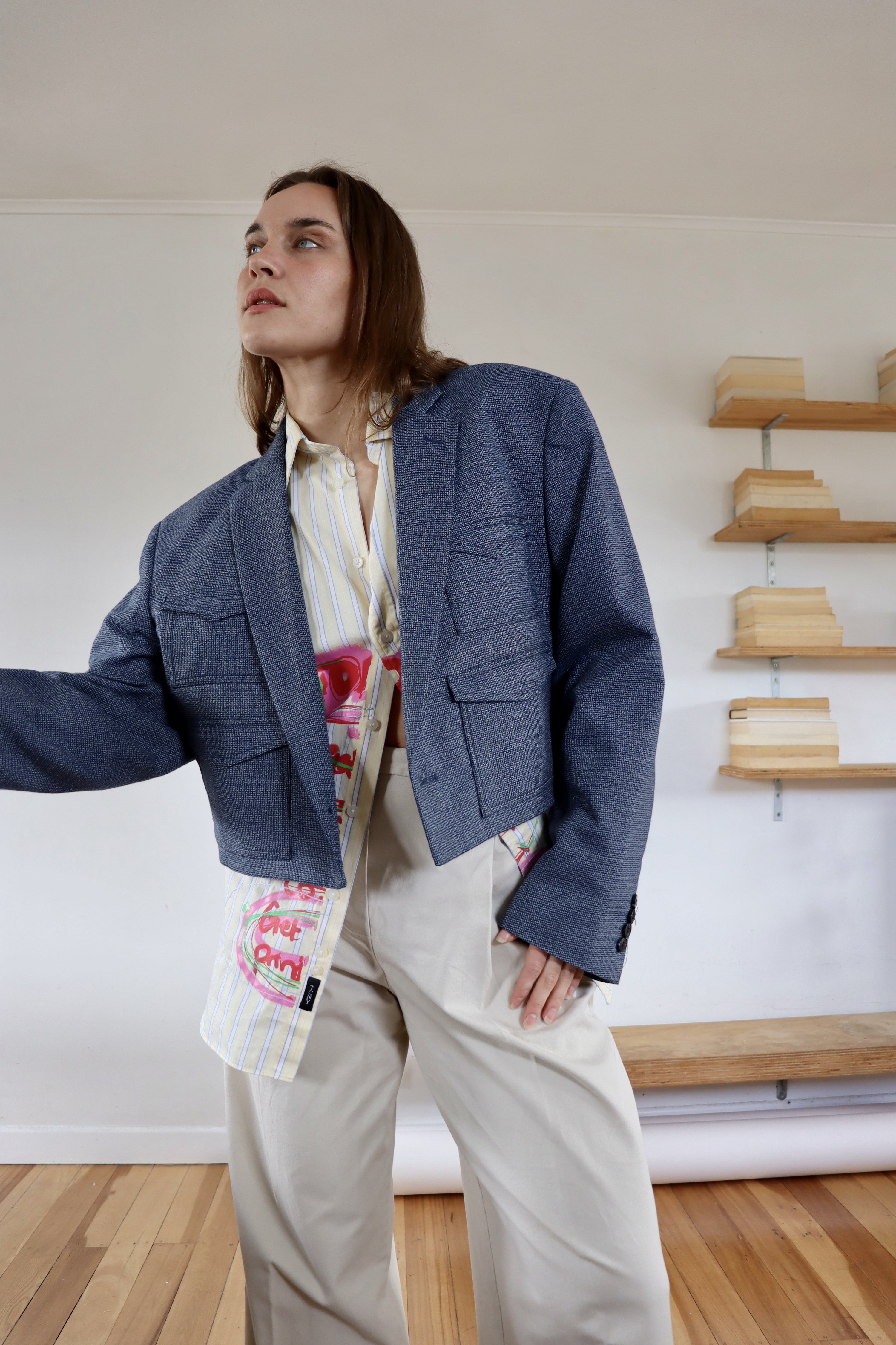 Mara Blazer - Blue (L)