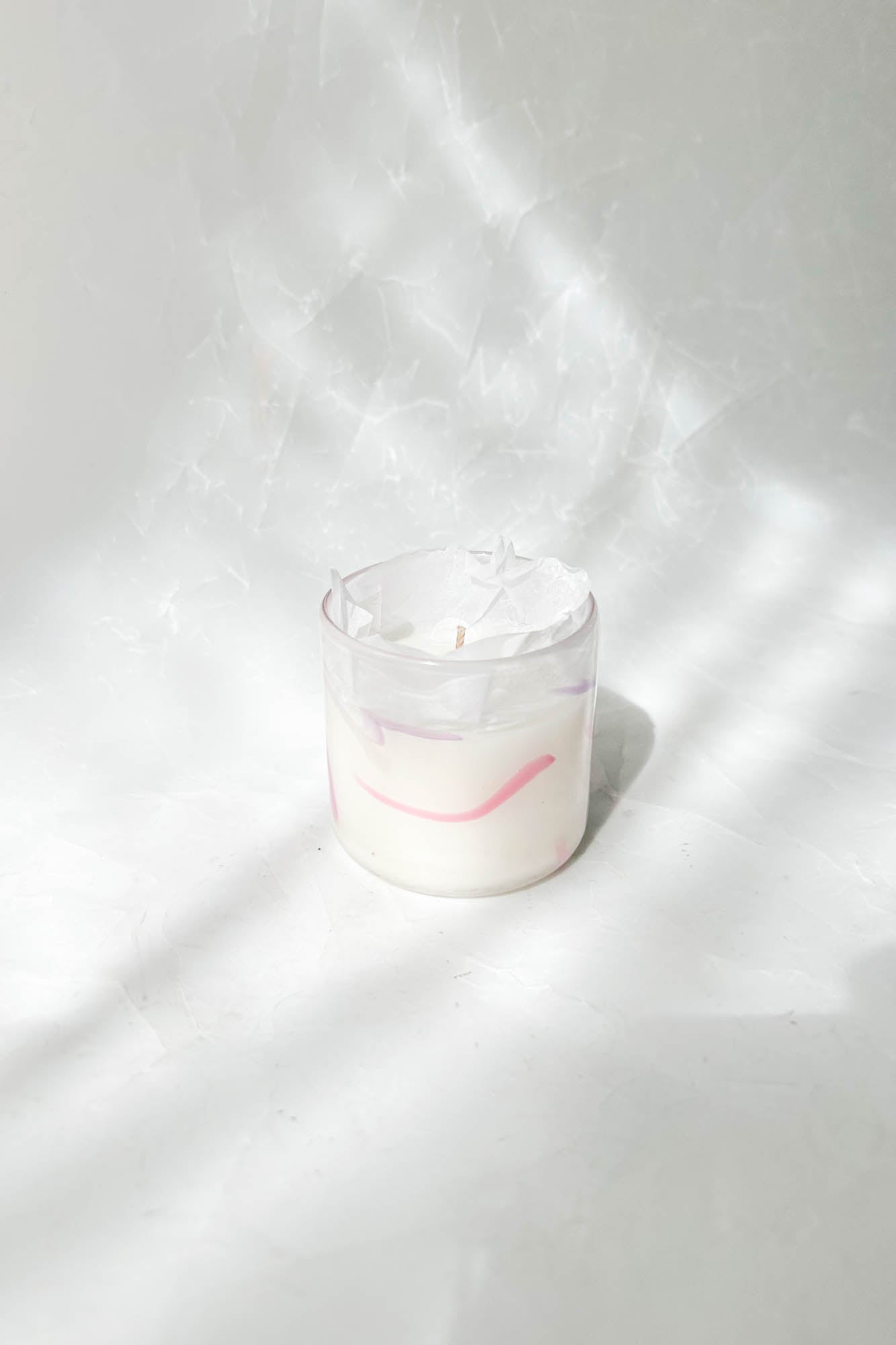 Mouth Blown Glass Tumbler Candle