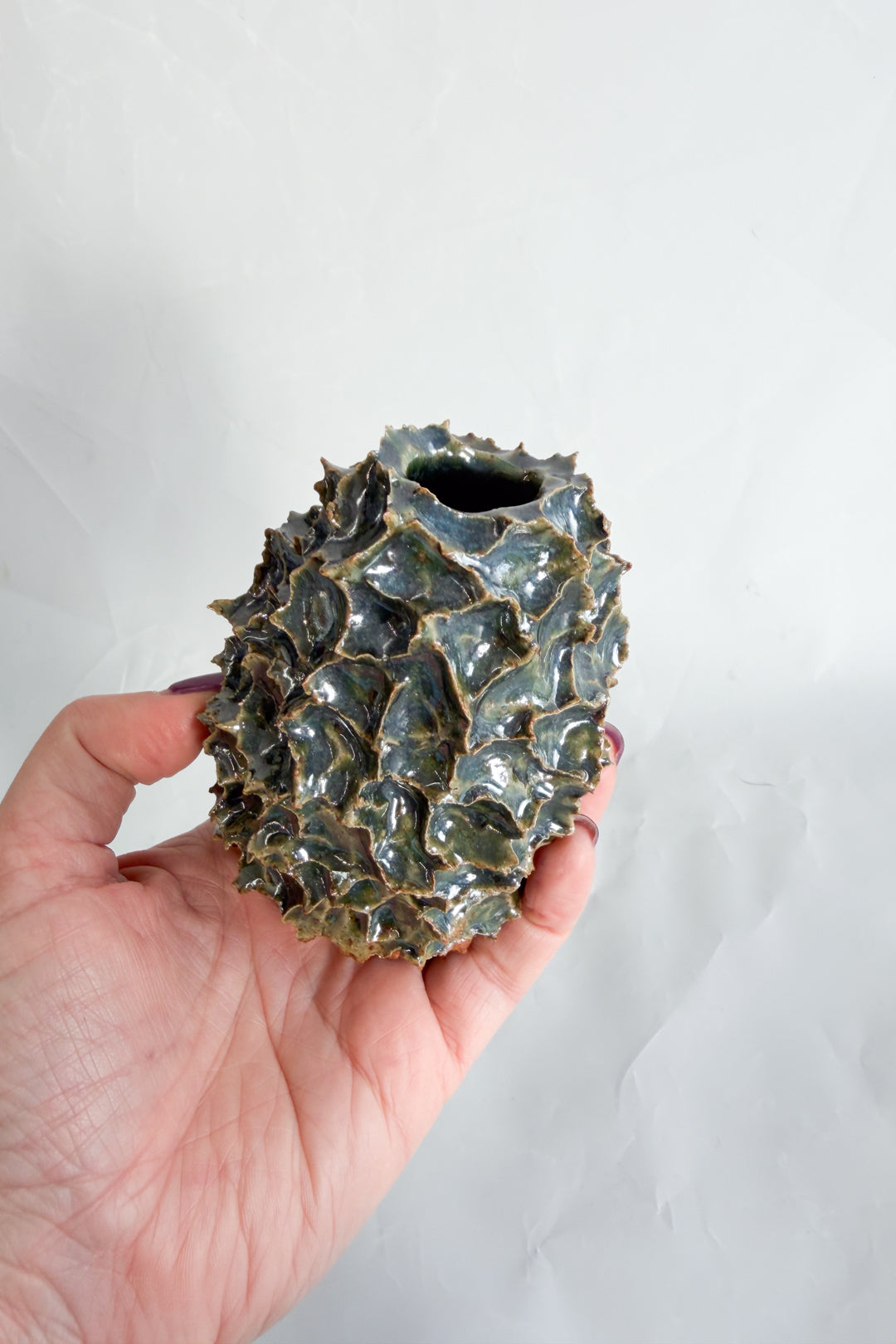 Seaweed Spiky Ceramic Vases