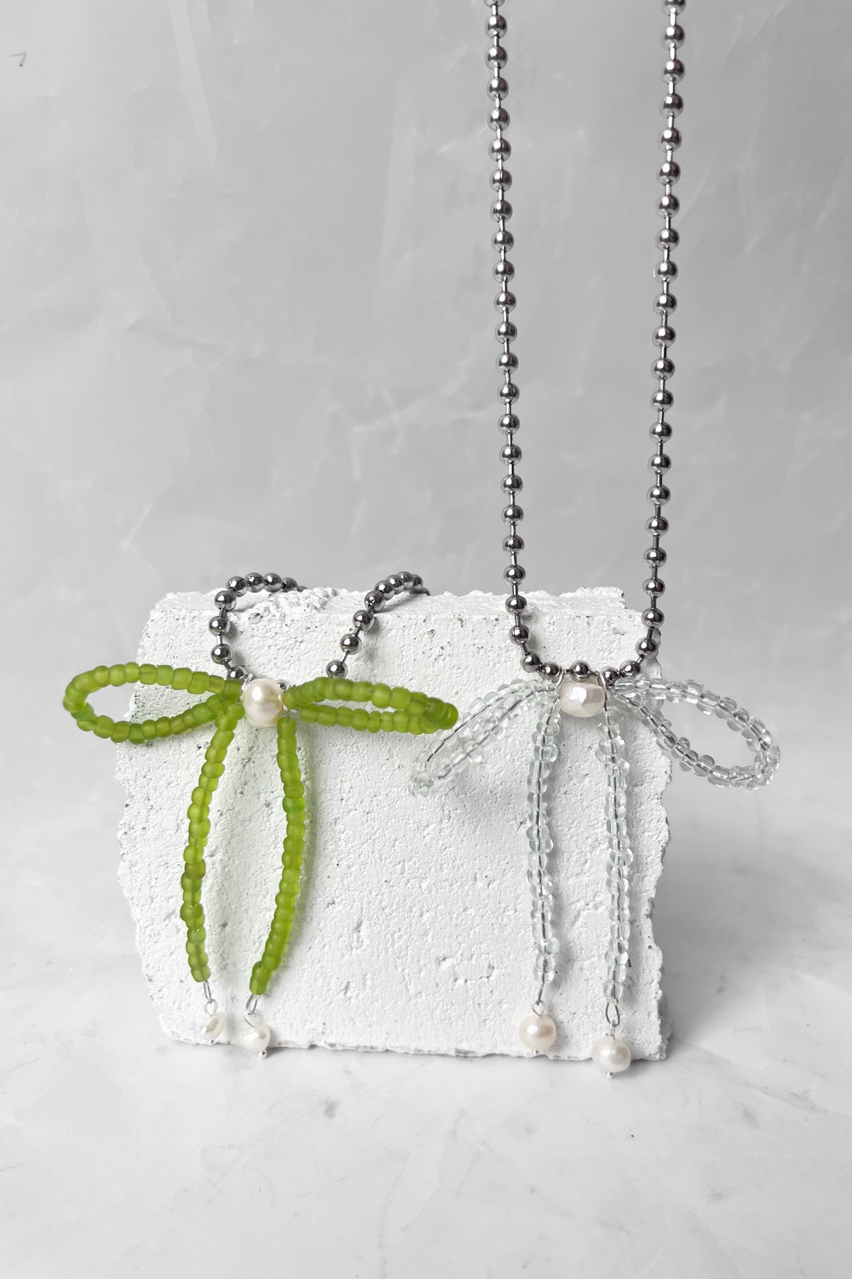 Big bow necklace shop