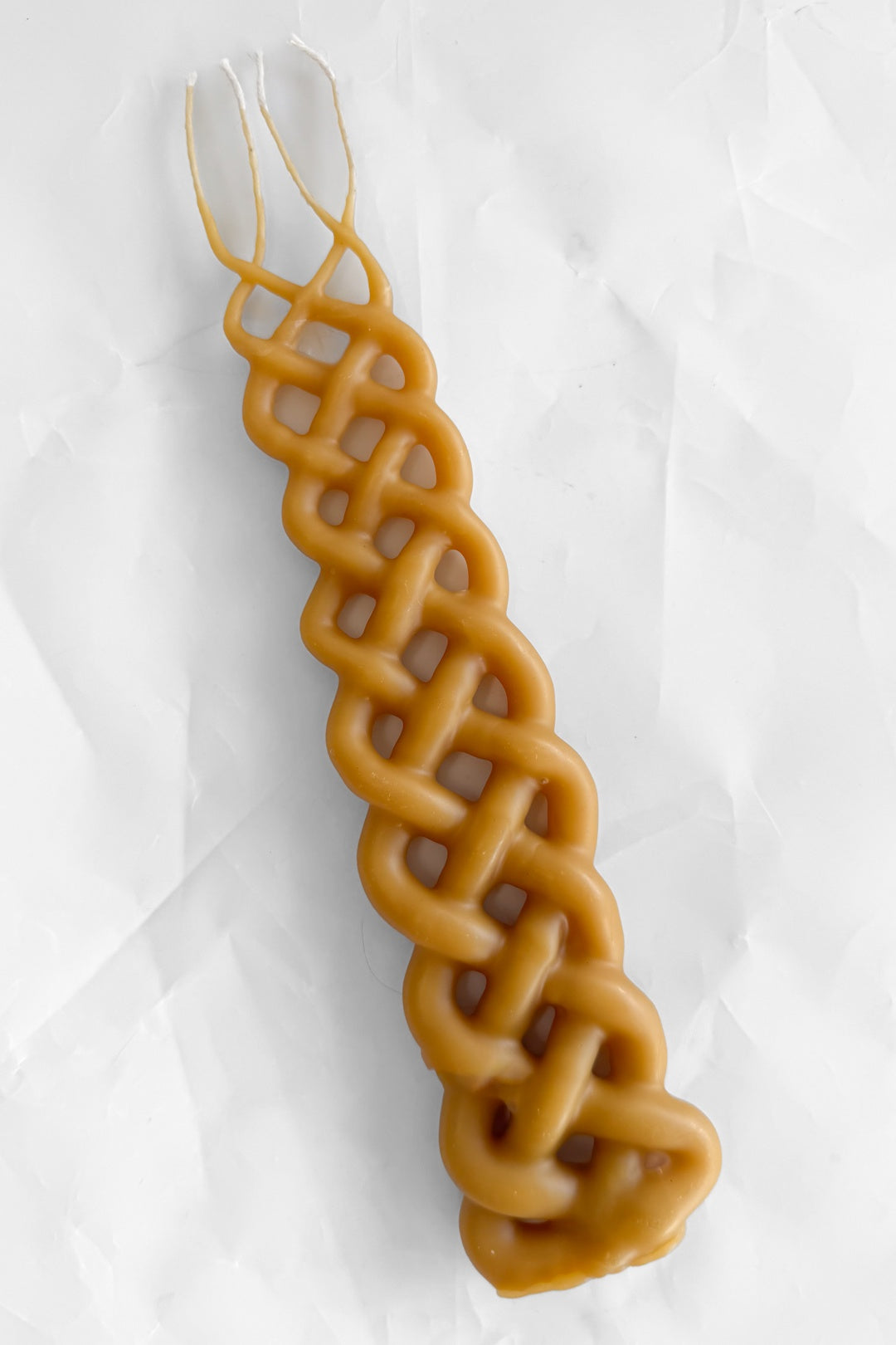 Braided Beeswax Candles - Quadruple Wick