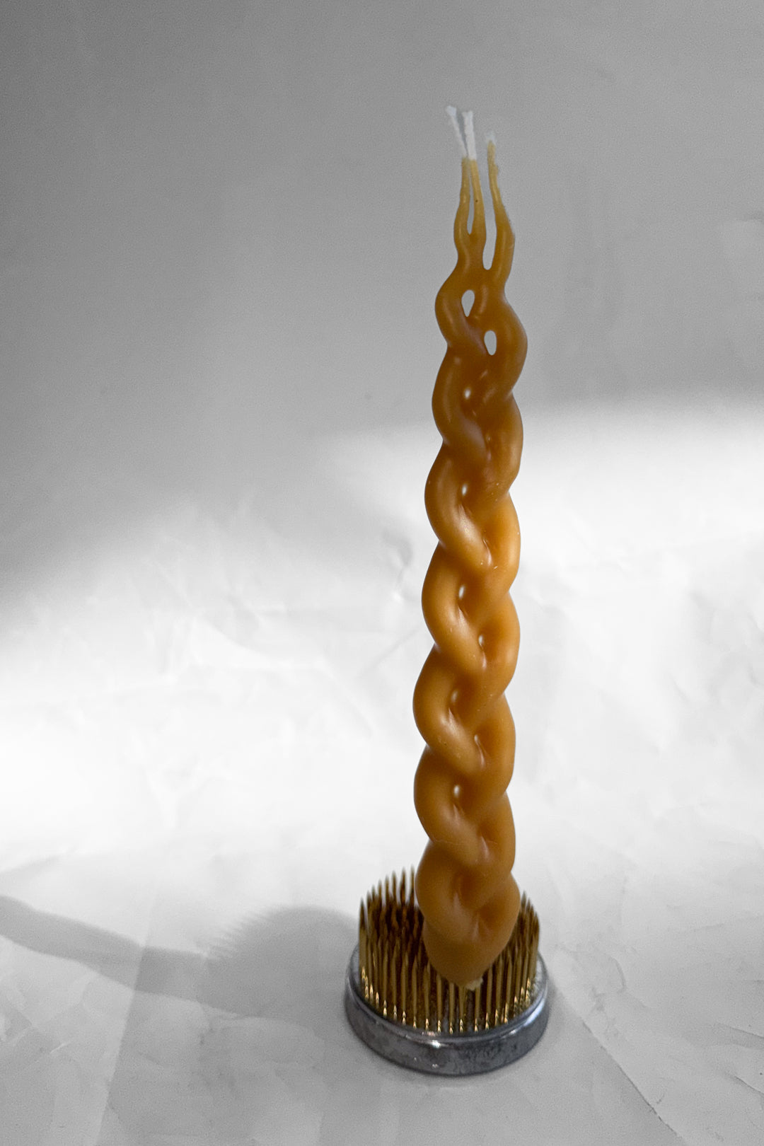 Braided Beeswax Candles - Triple Wick