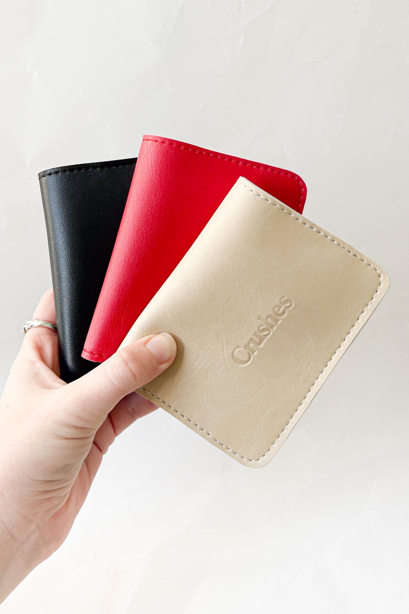Vegan Leather Wallet - Oat Milk