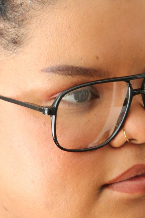 Vintage Deadstock Aviator Frames - Black