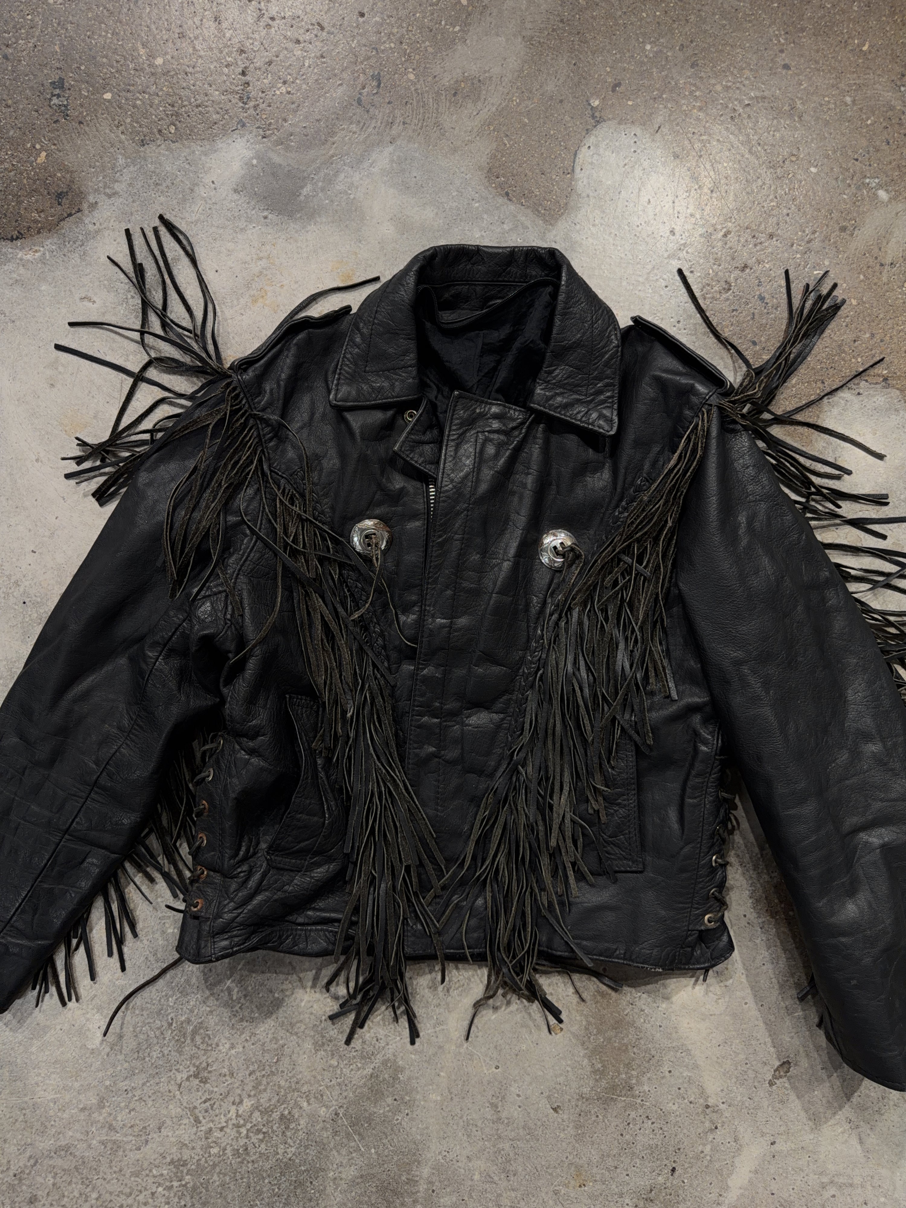 80s Suede Tassle Jacket (S)