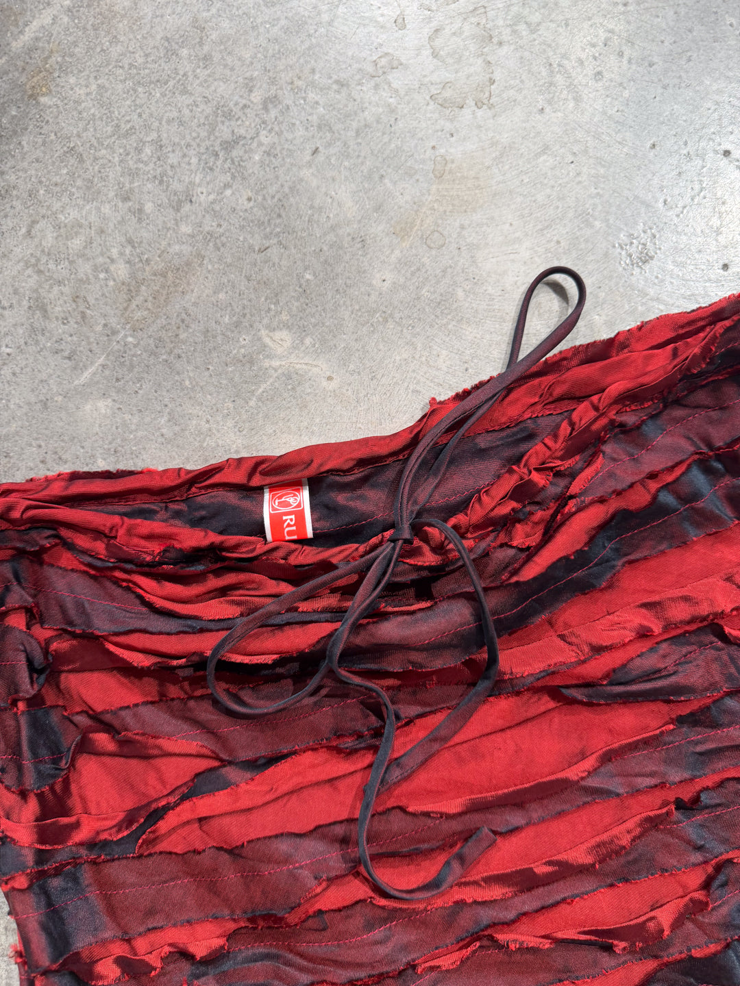Silk Slashed Skirt ()