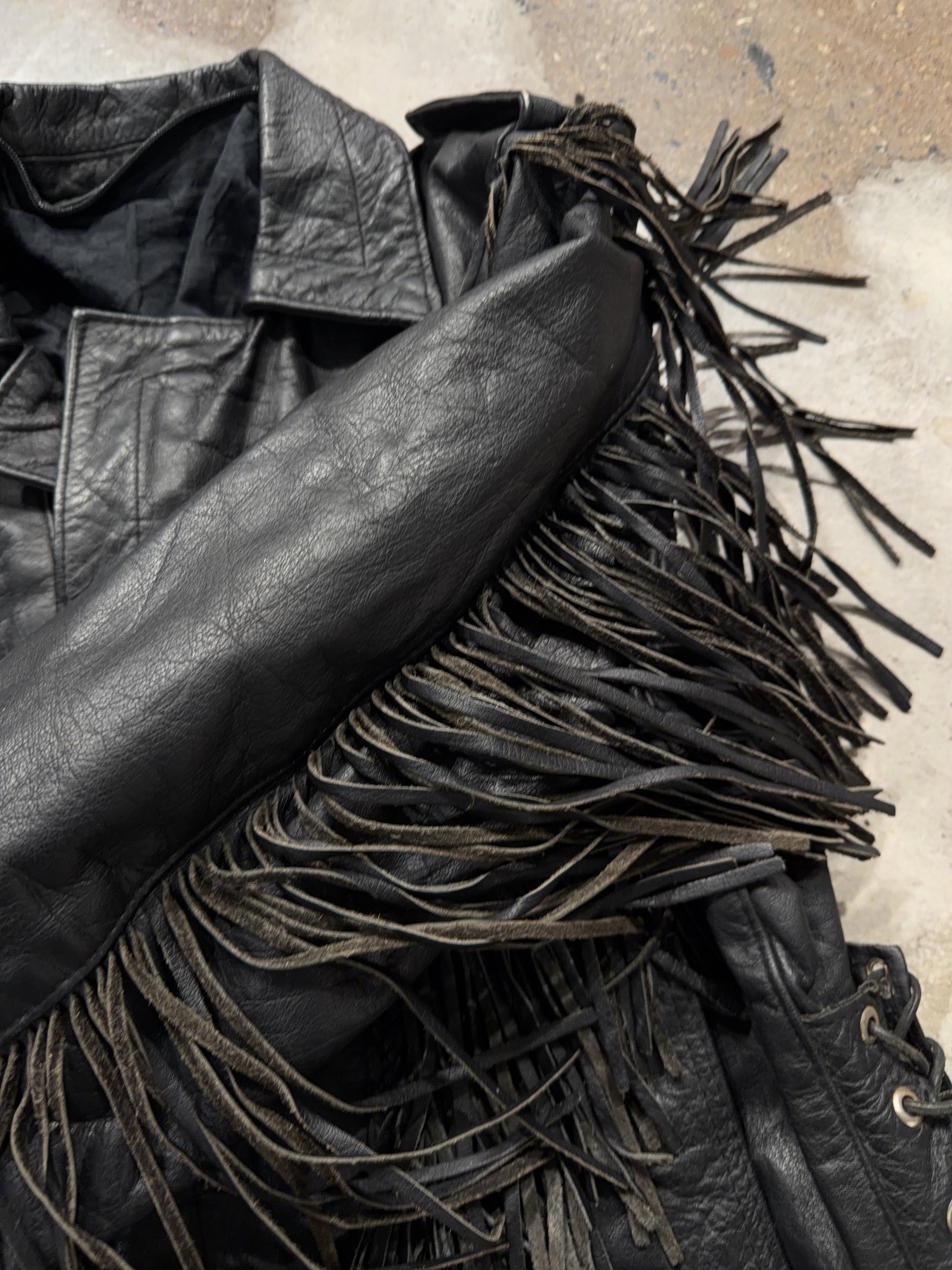 80s Suede Tassle Jacket (S)