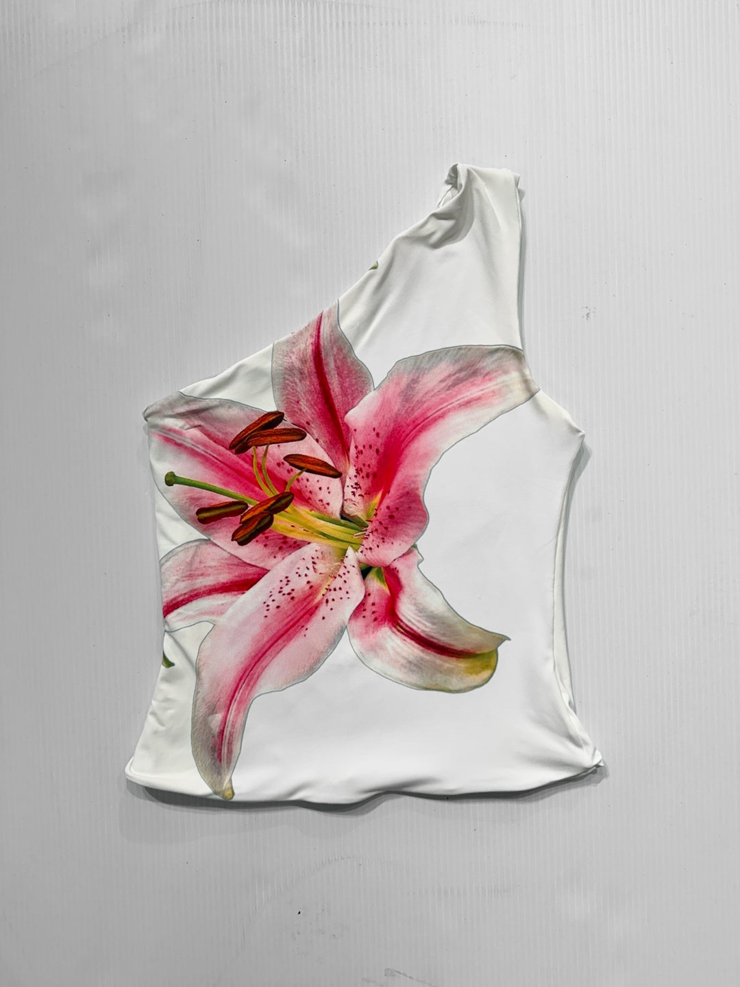 Reversible Floral One-Shoulder Top by Genevieve