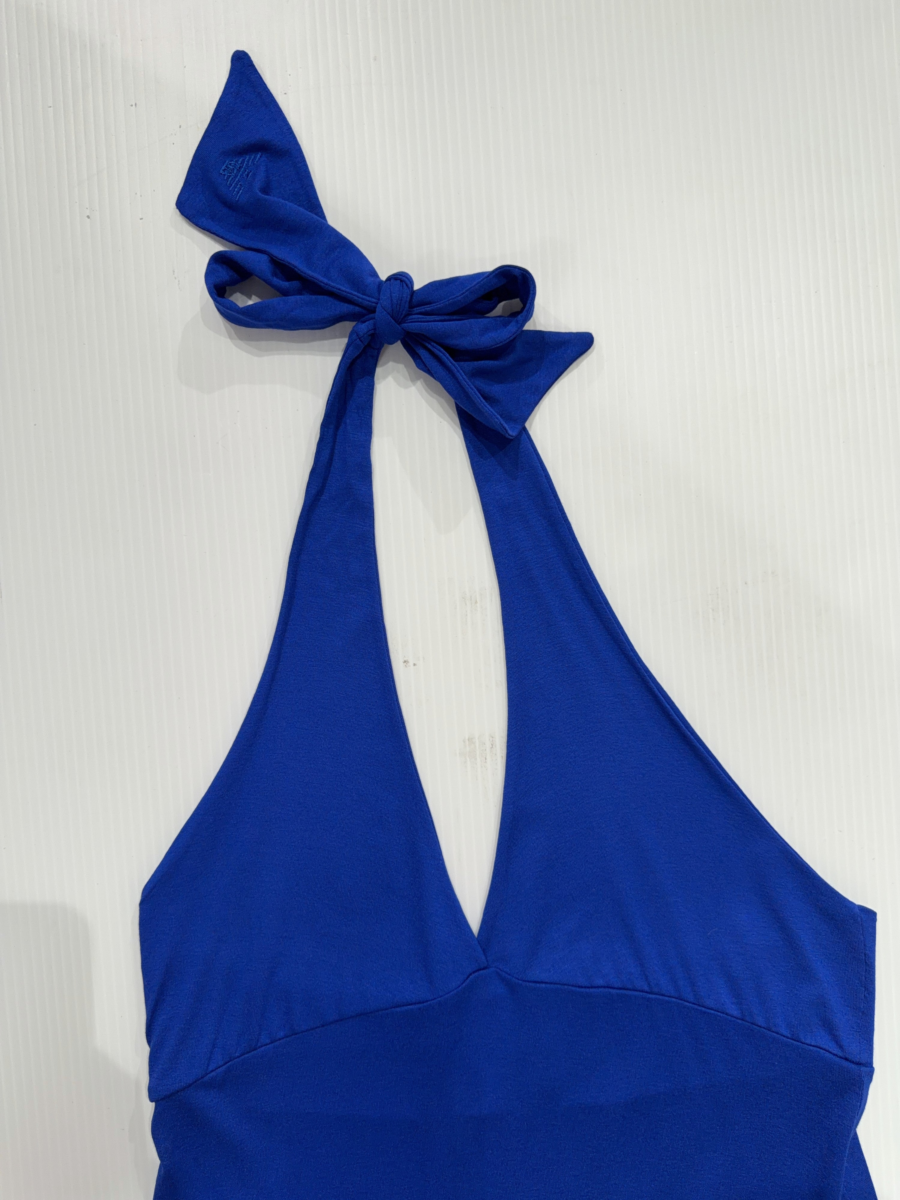 Emporio Armani Blue Halter Dress (M)