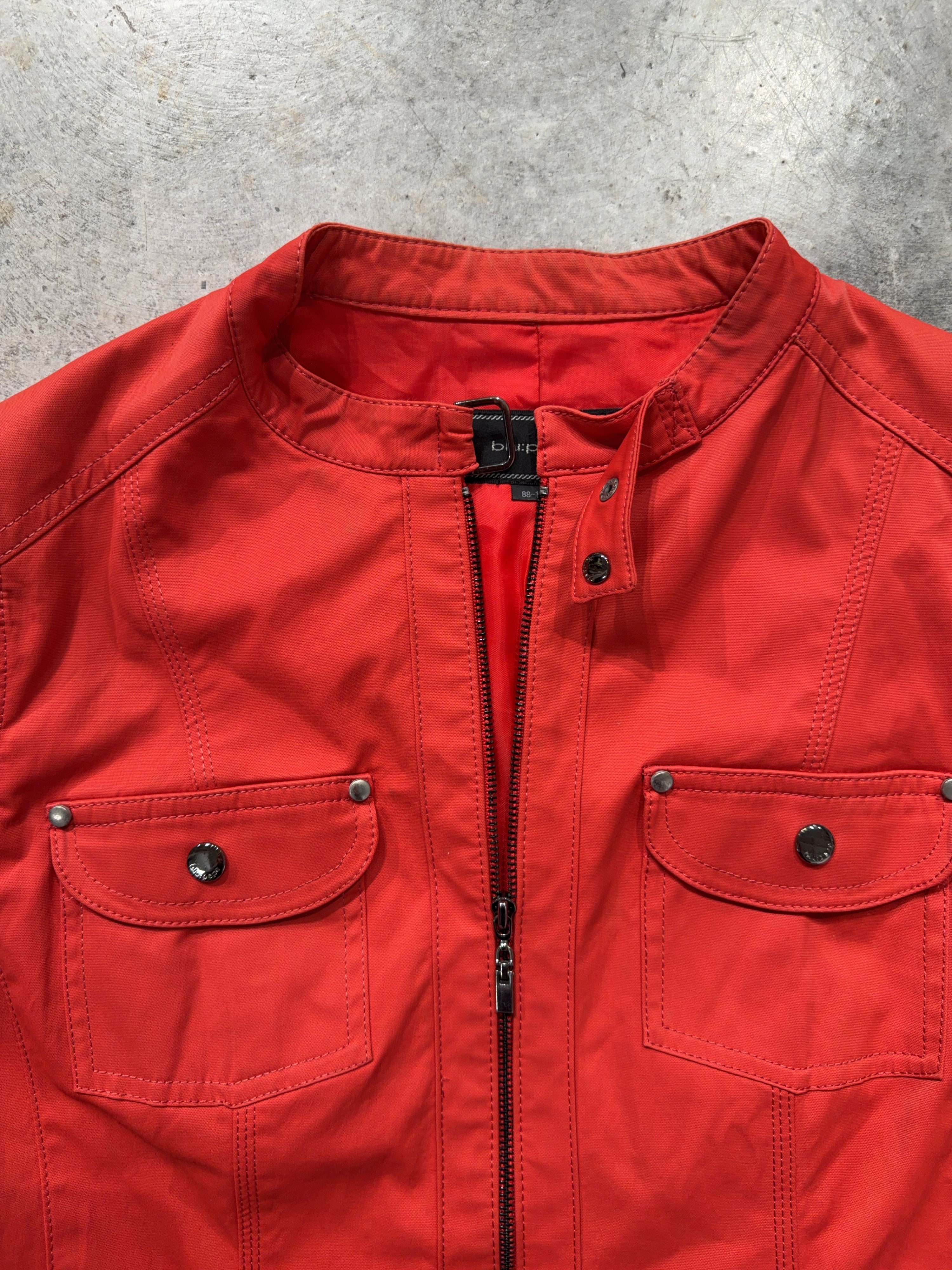 00s Fitted Faux Leather Jacket (S)
