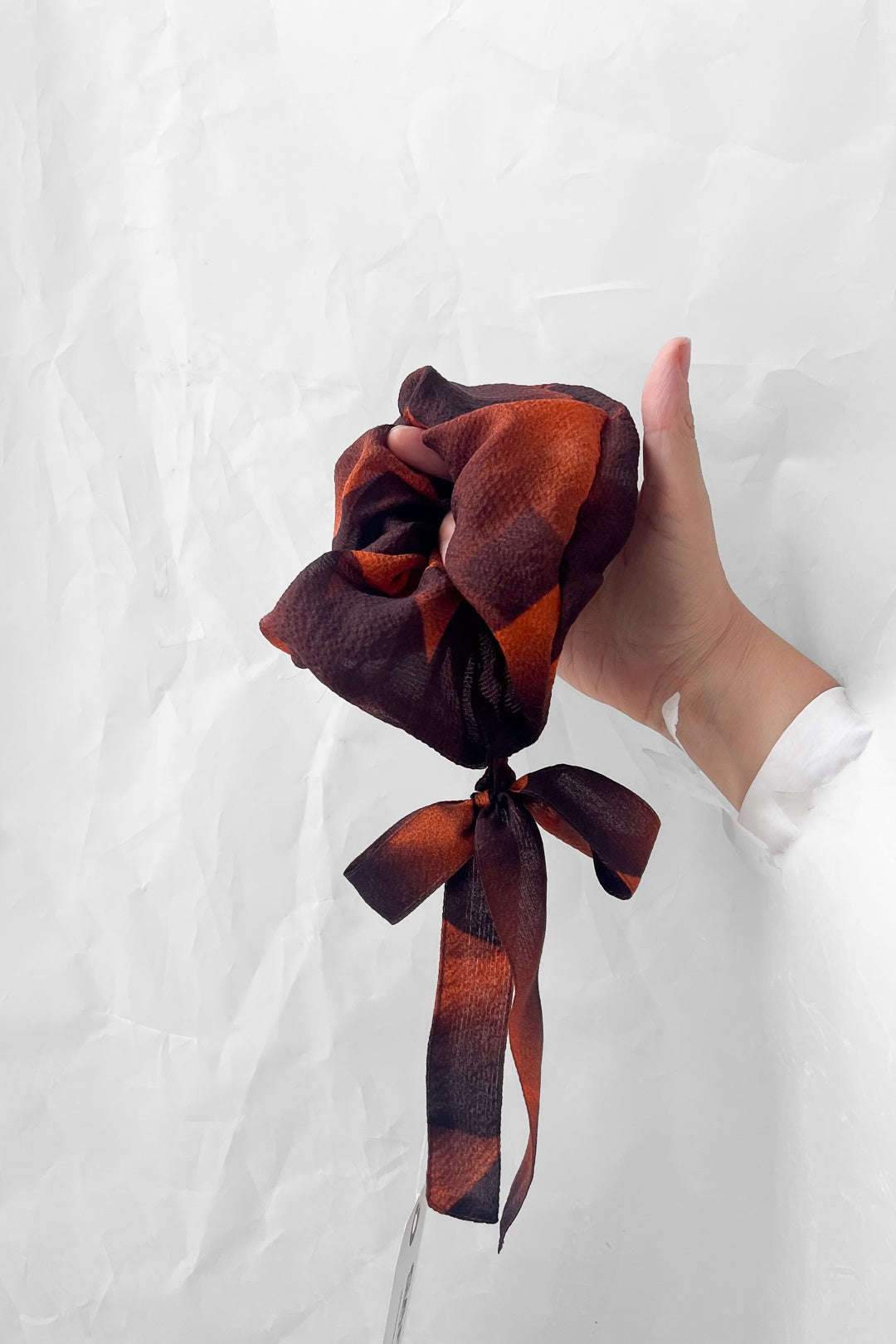 Caitlin Snell Orange Scrunchie