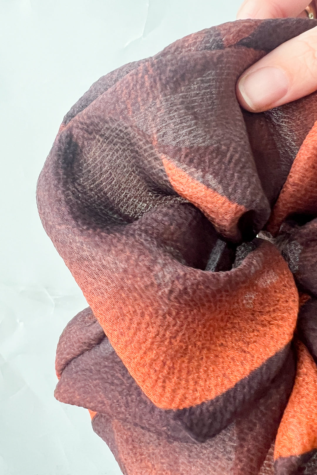 Caitlin Snell Orange Scrunchie