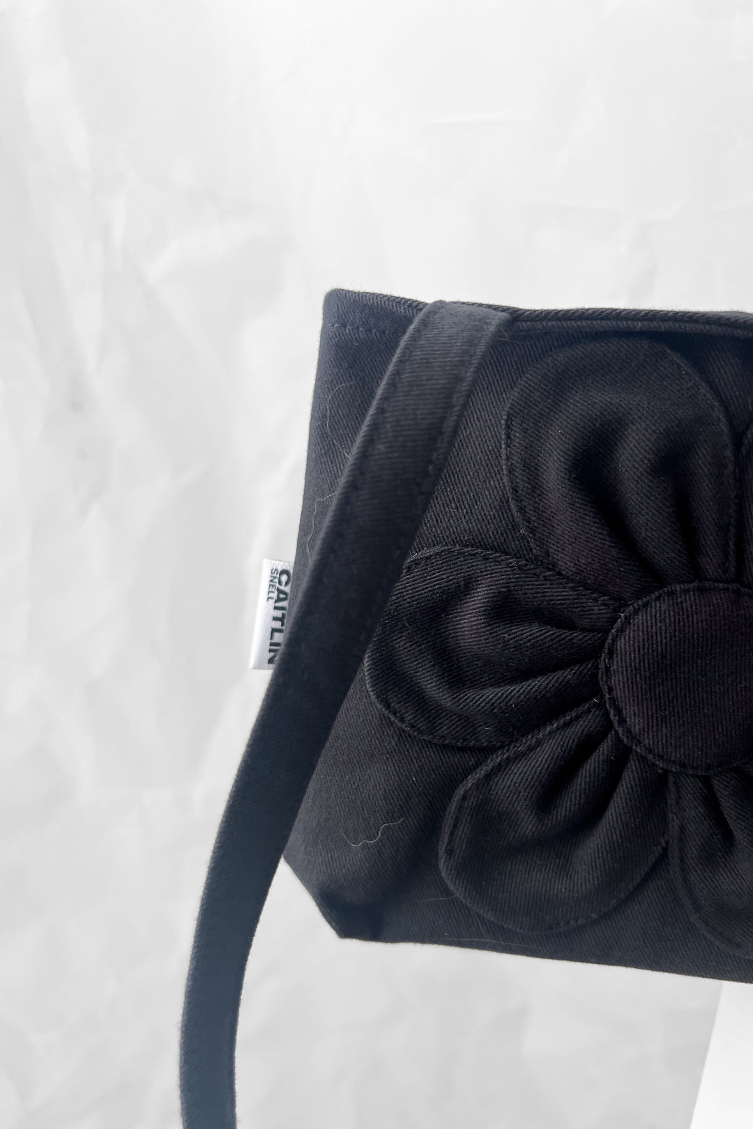 Caitlin Snell Flower Bag - Black