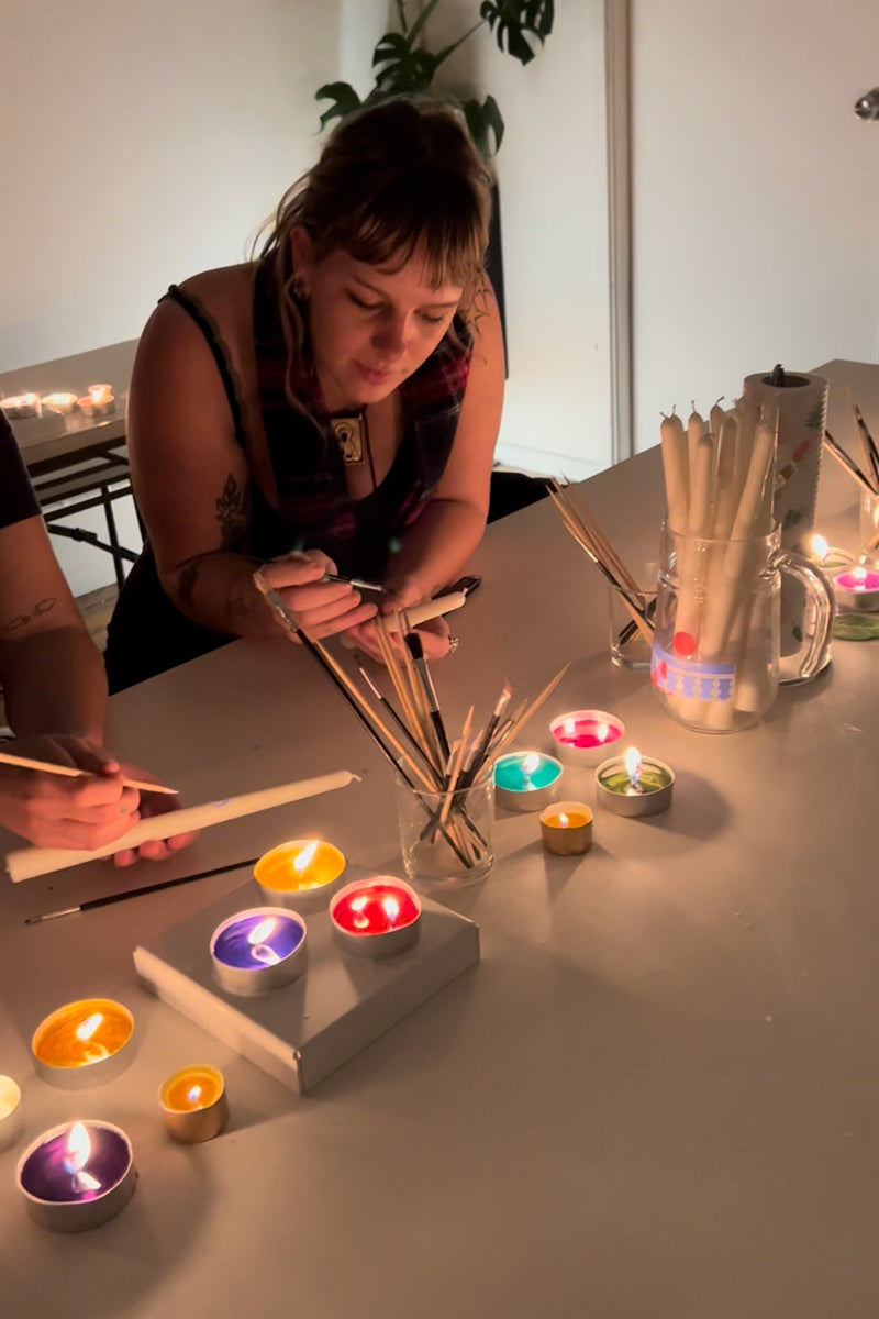 DIY Candle Painting Kit