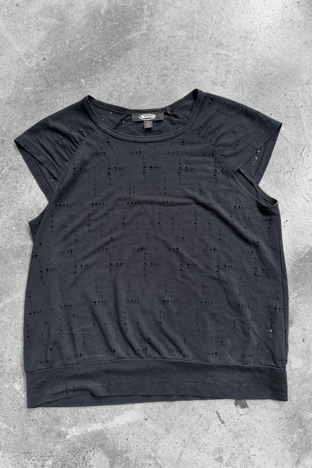 Sissy Capped Sleeve Top T-shirt (M)