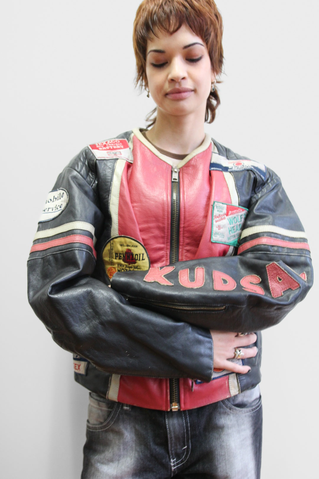 Vintage Kudsak Biker Leather Jacket (XS-L) – Crushes