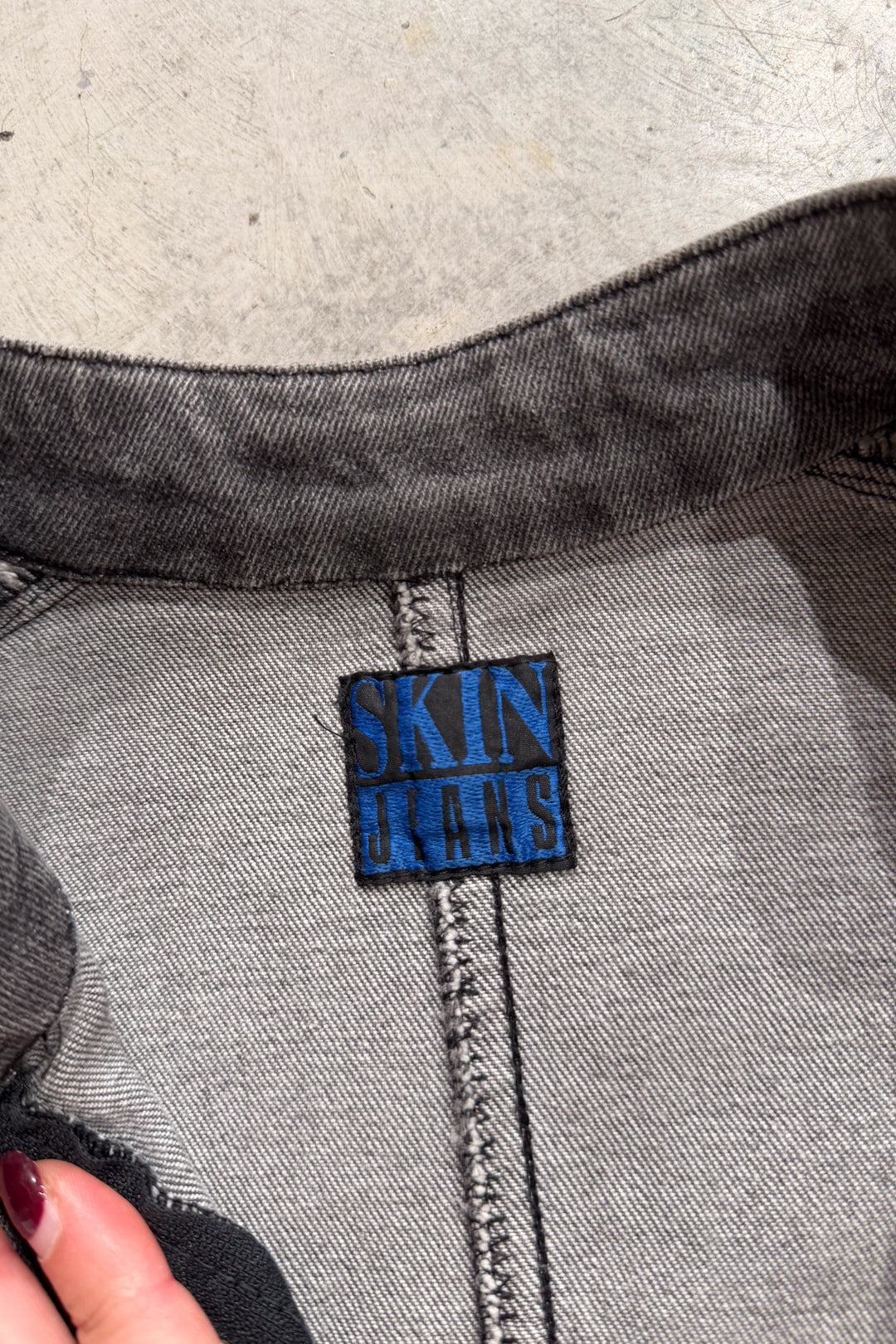 Fitted Denim Dress Dress (S/M)