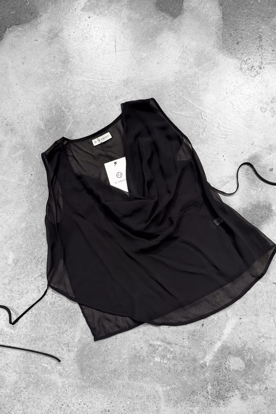 Silk Draped Blouse by Daf Nimkovsky