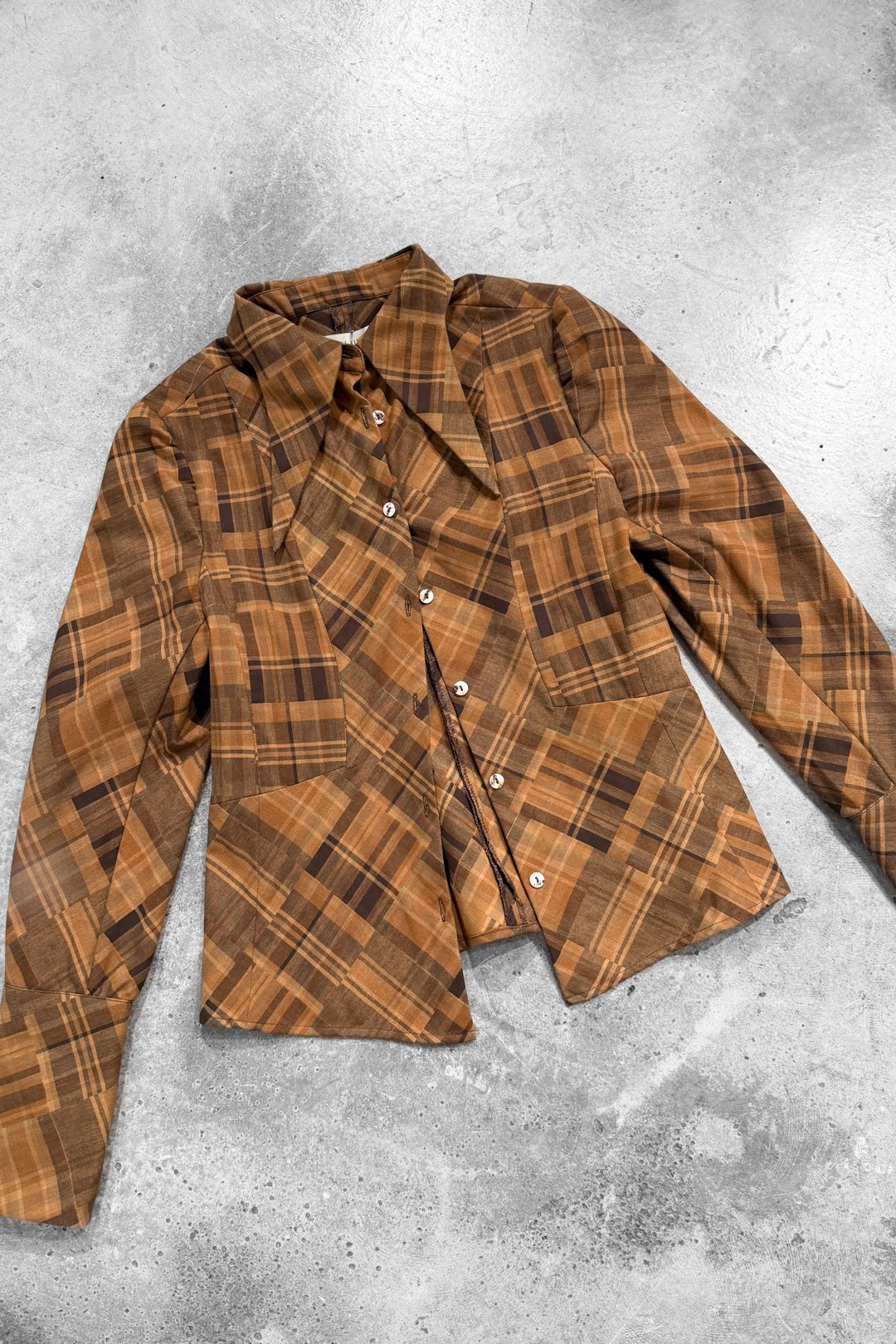 Tartan Tailored Shirt by Daf Nimkovsky