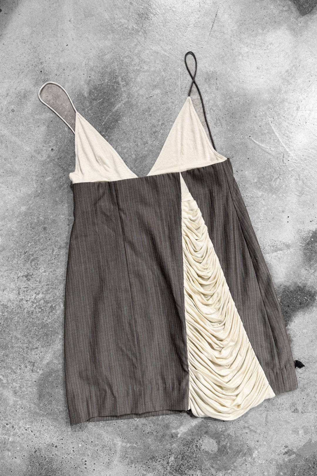 Two-Tone Isla Mini Dress by Daf Nimkovsky