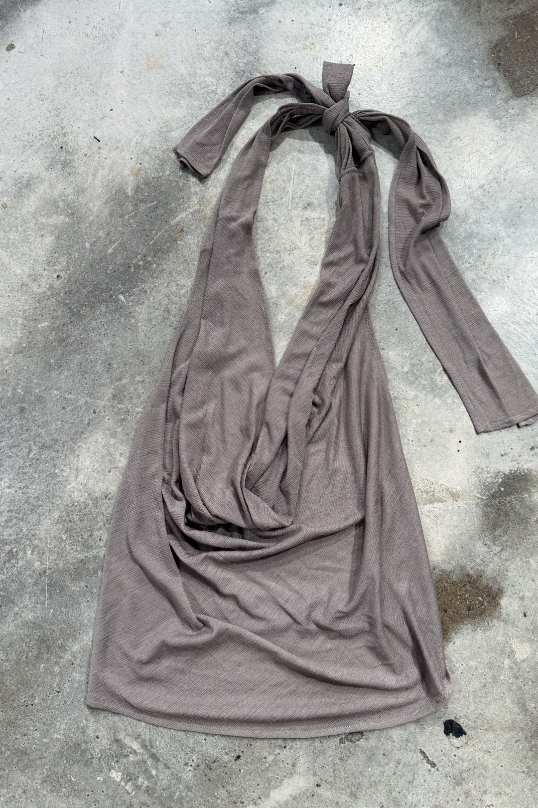 00s Knit Halter Dress (Free size)