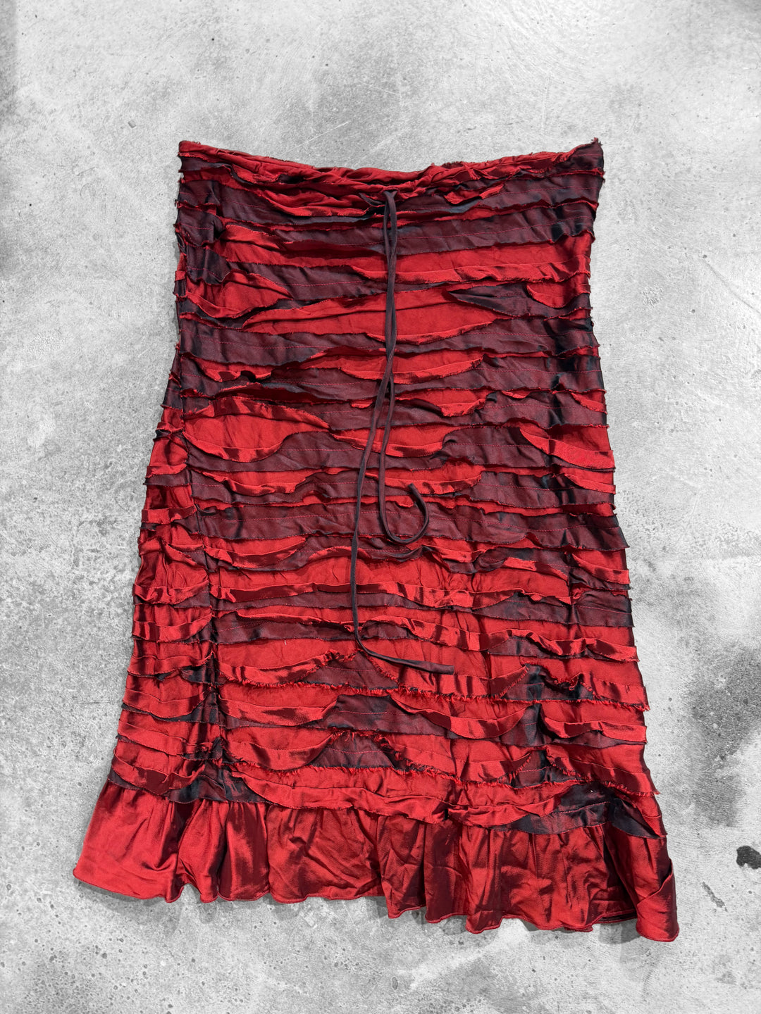 Silk Slashed Skirt ()