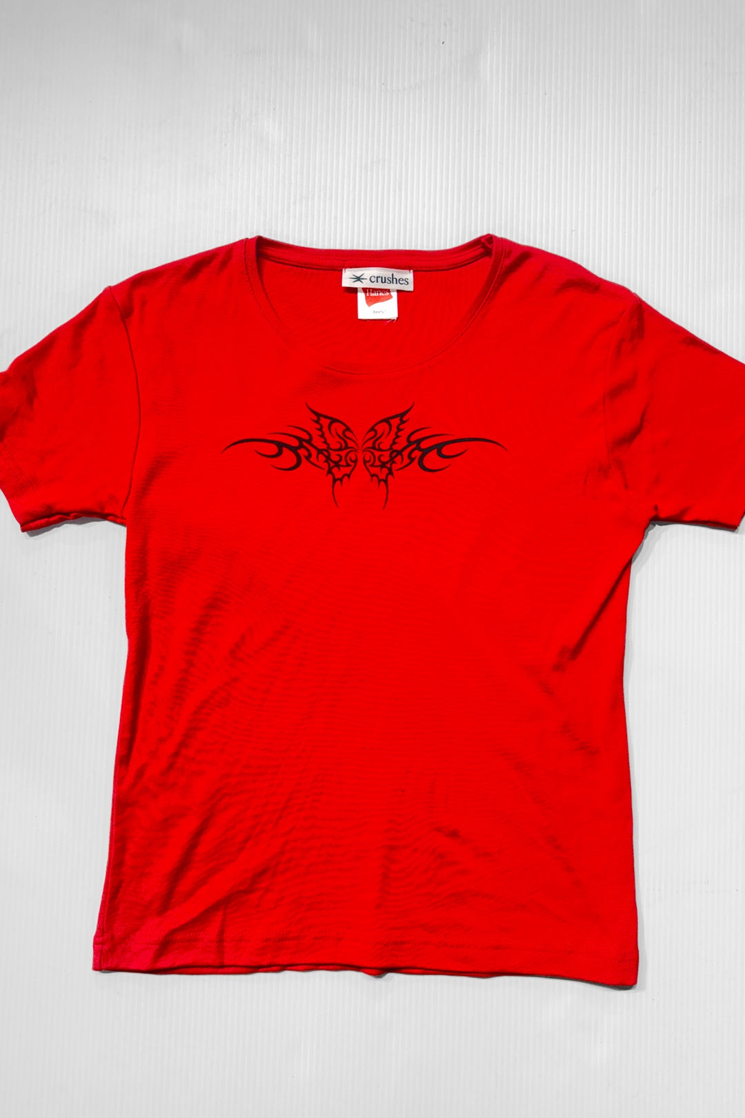 ELLIOTT CROFT TRAMP STAMP TEE on Red Deadstock
